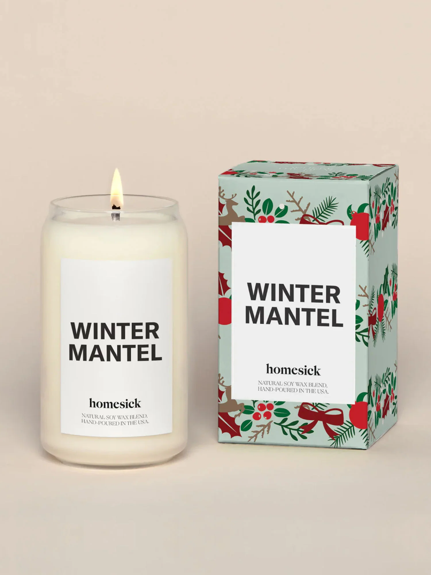Homesick Winter Mantel Candle - Brands We Love