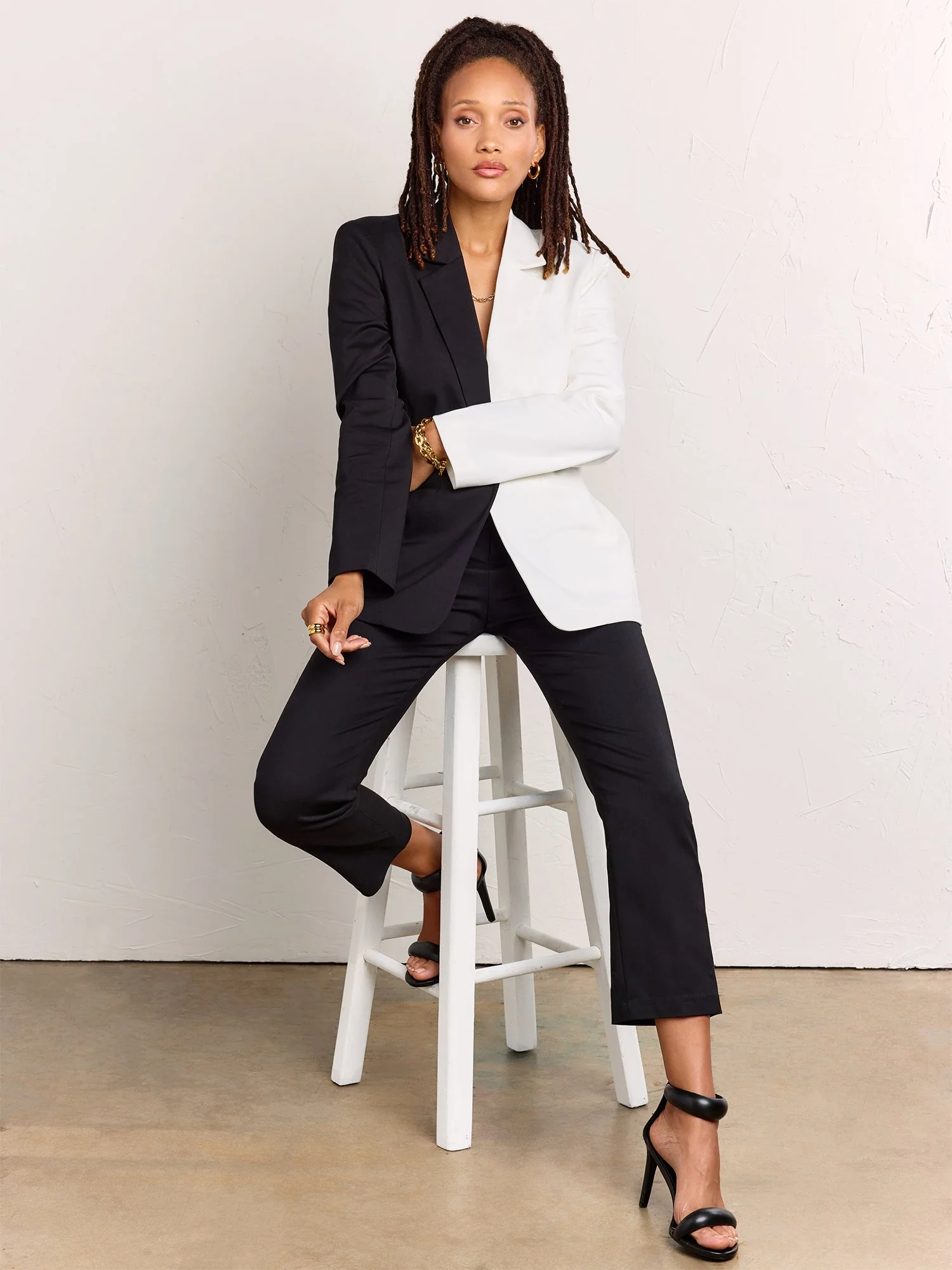 Endless Rose Long Sleeve Colorblock Blazer - Brands We Love - Image 2