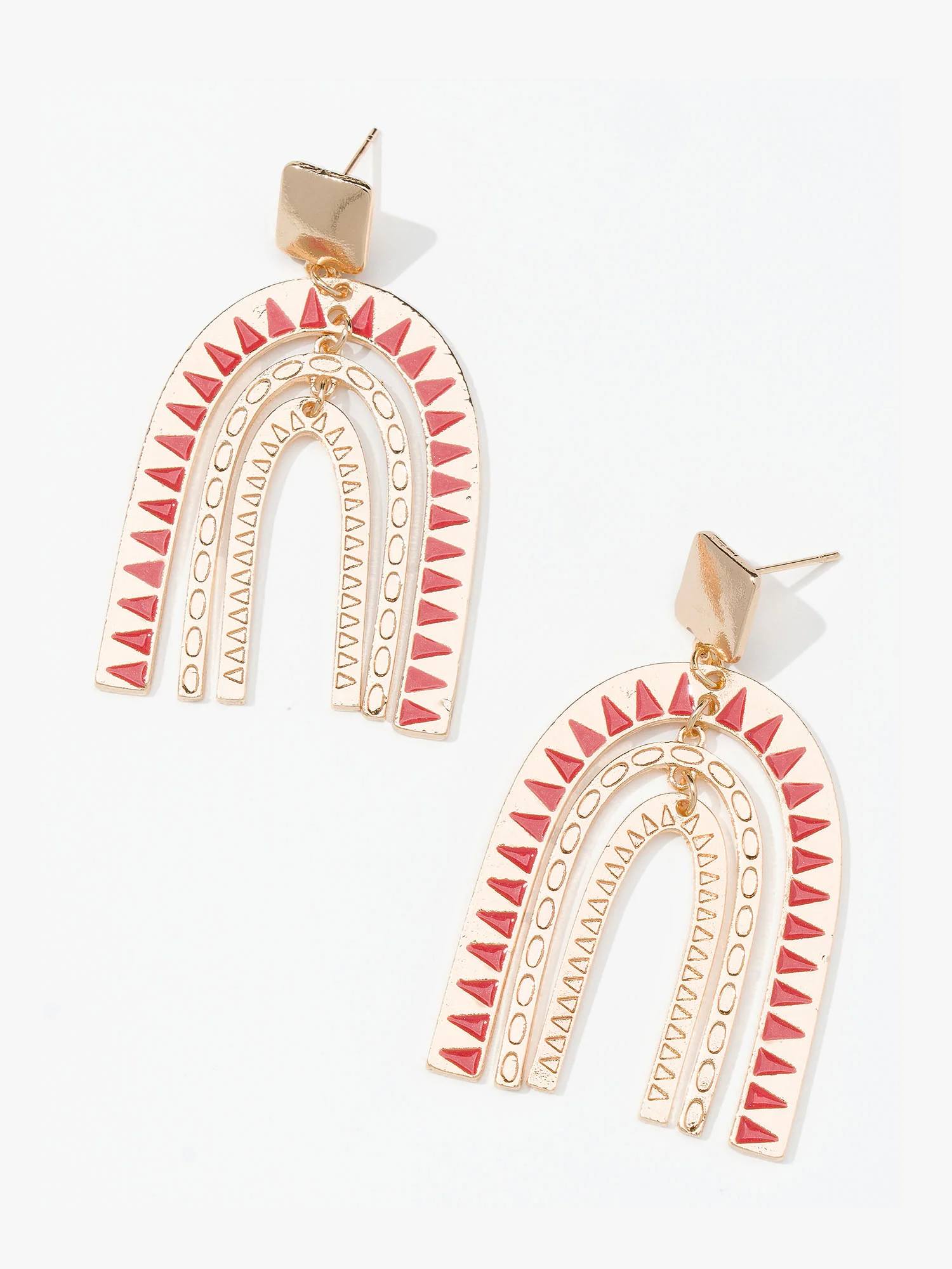 Geometric Statement Earrings