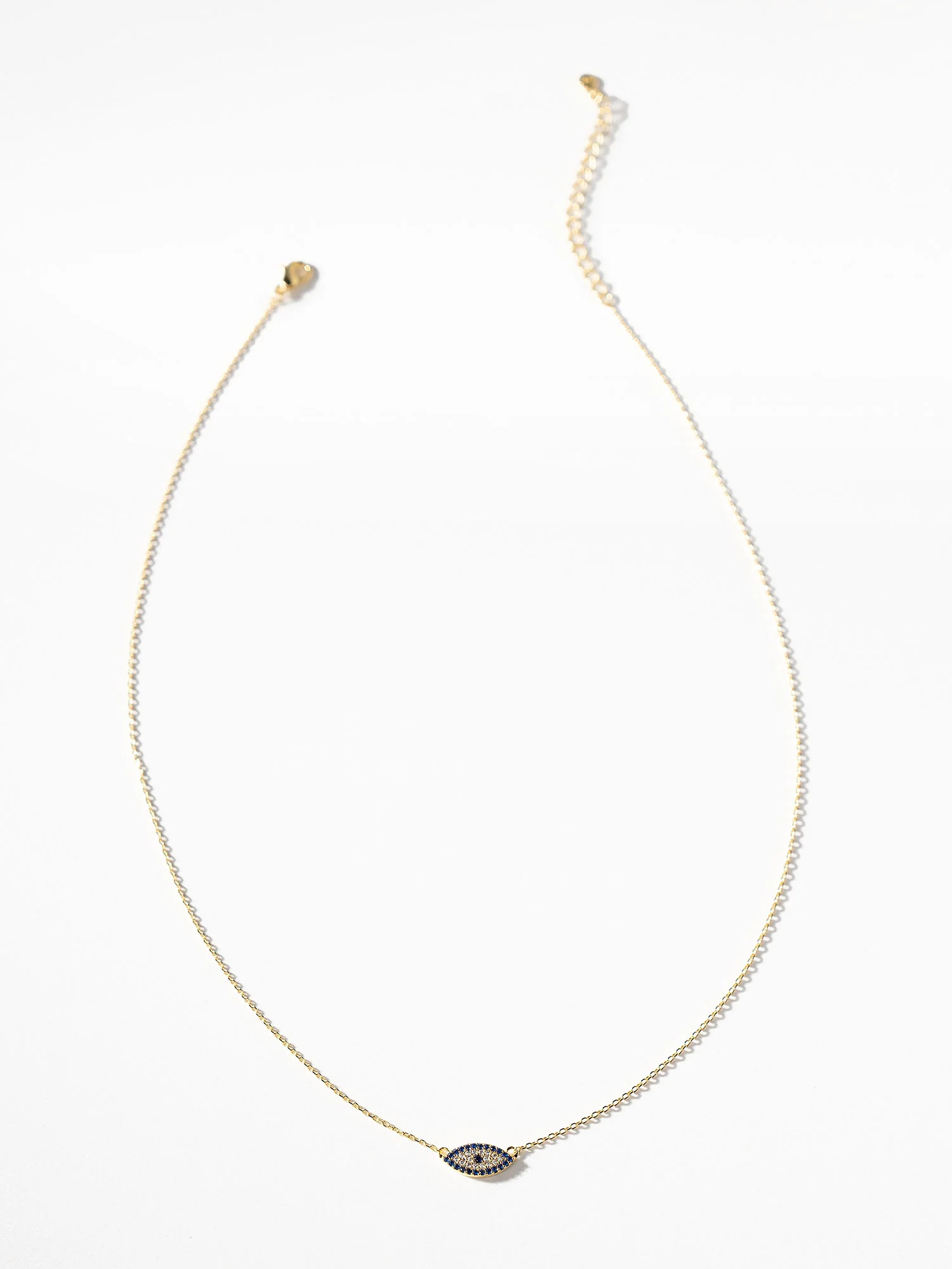 Secret Box 14K Gold Dipped Pavé Evil Eye Pendant Necklace - Brands We Love - Image 3