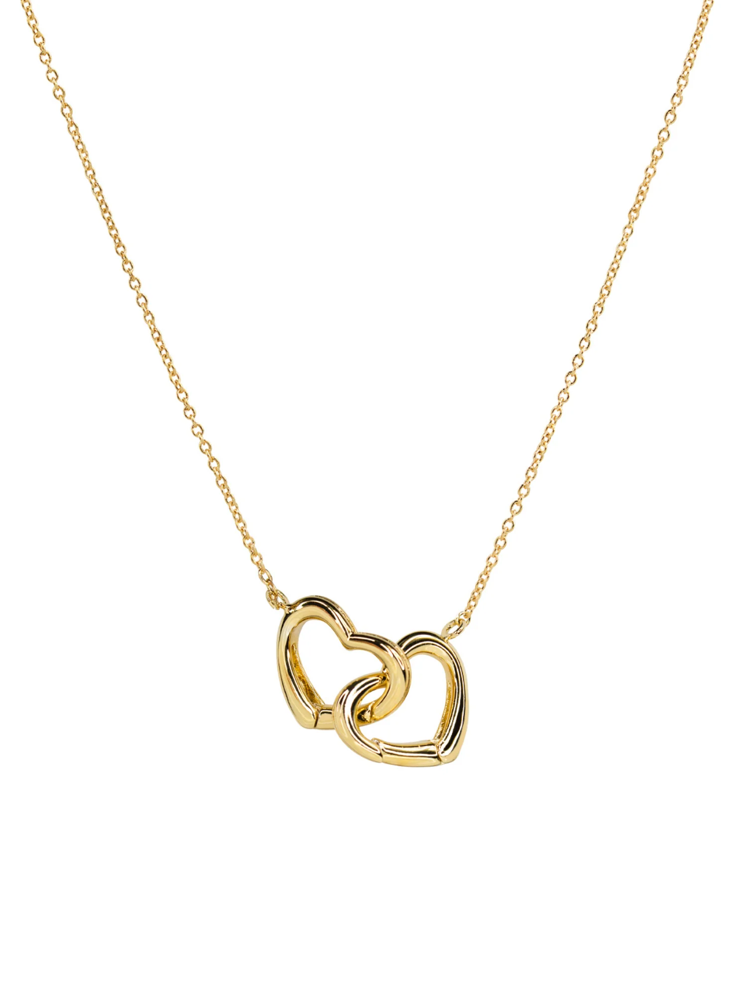 Secret Box 14K Gold Plated Heart Link Necklace - Brands We Love