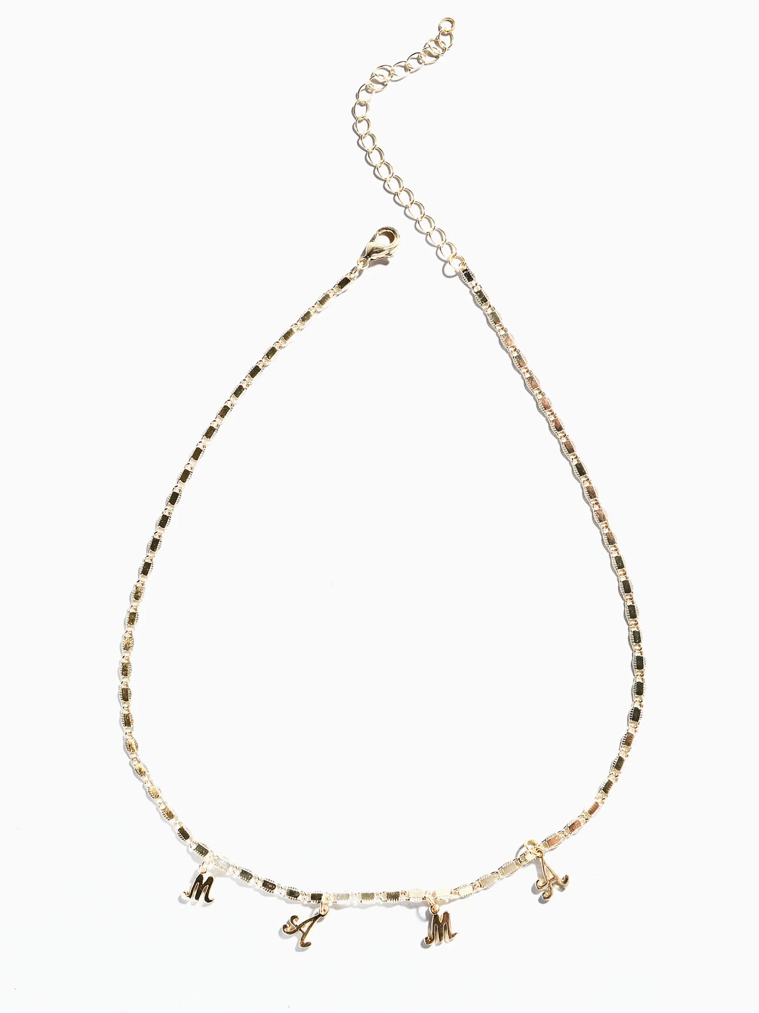 14K Gold Plated Mama Charm Necklace - Image 2
