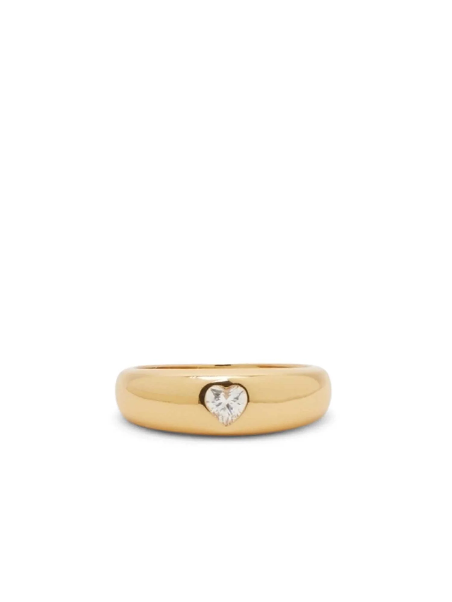 Petit Moments 18K Gold-Plated CZ Heart-Inset Ring - Brands We Love - Image 2