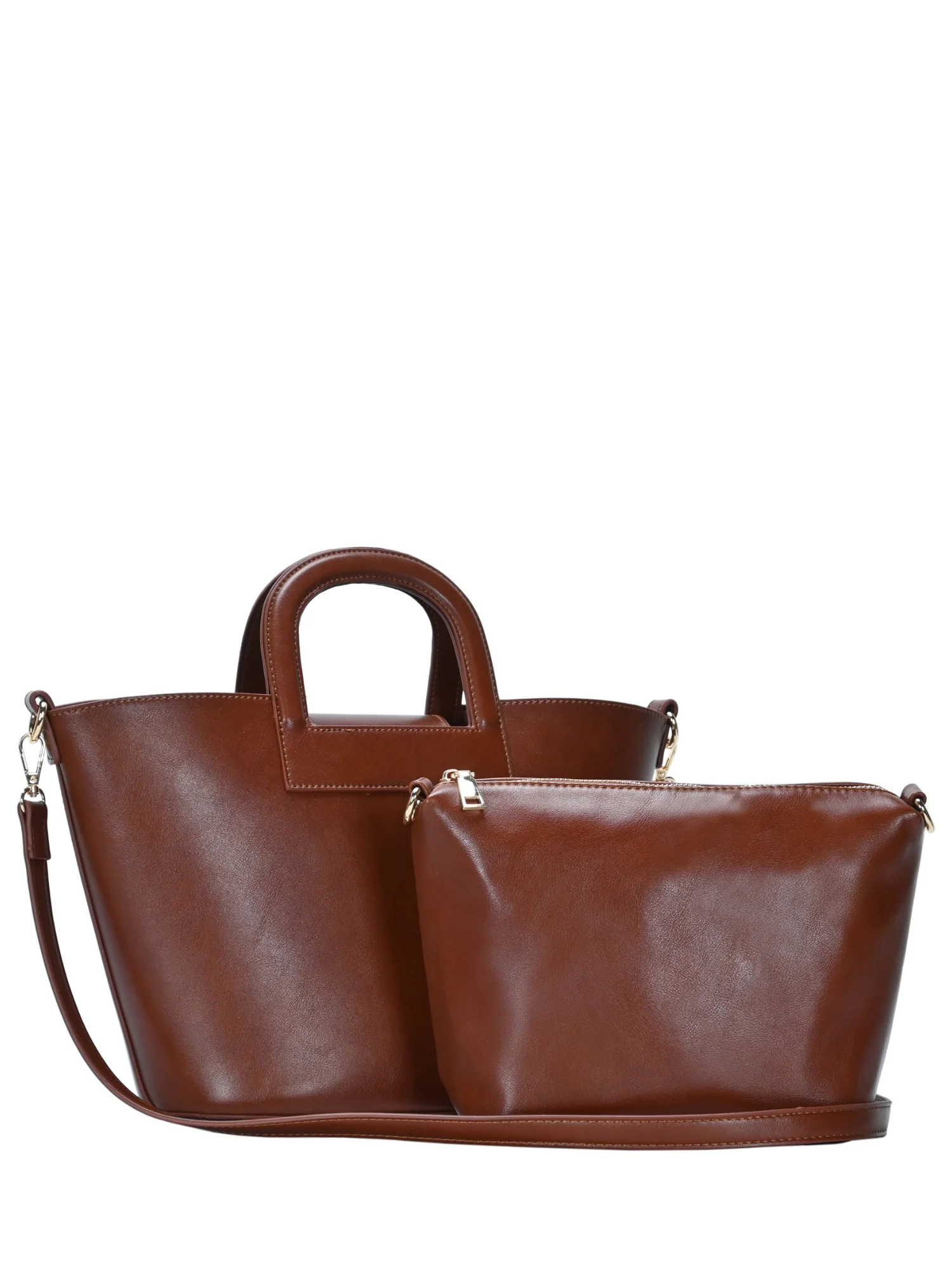 2-In-1 Top Handle Convertible Crossbody Bag - Image 2