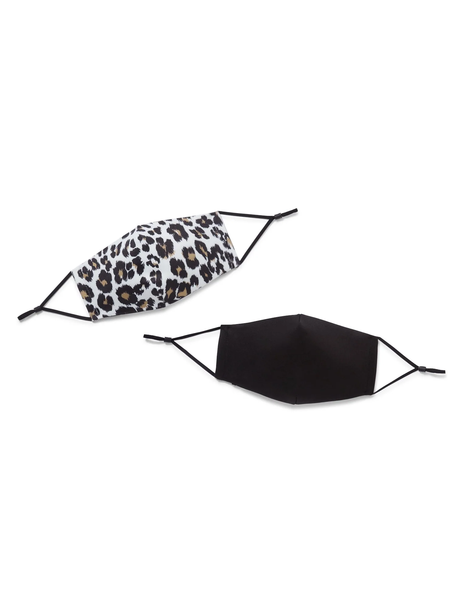 2-Mask Set - Leopard-Print & Solid - Image 6