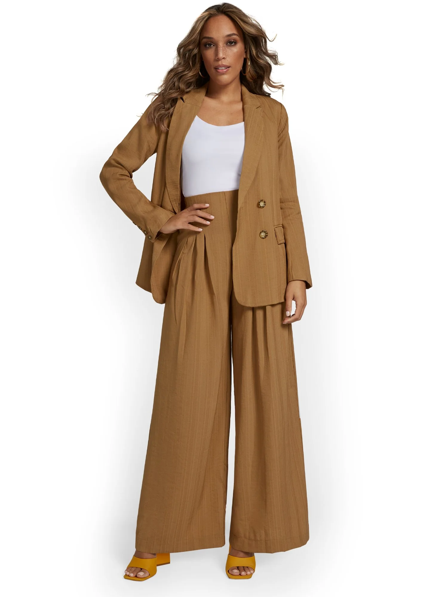 Luxy USA 2-Piece Blazer & Wide-Leg Pant Set - Brands We Love - Image 12
