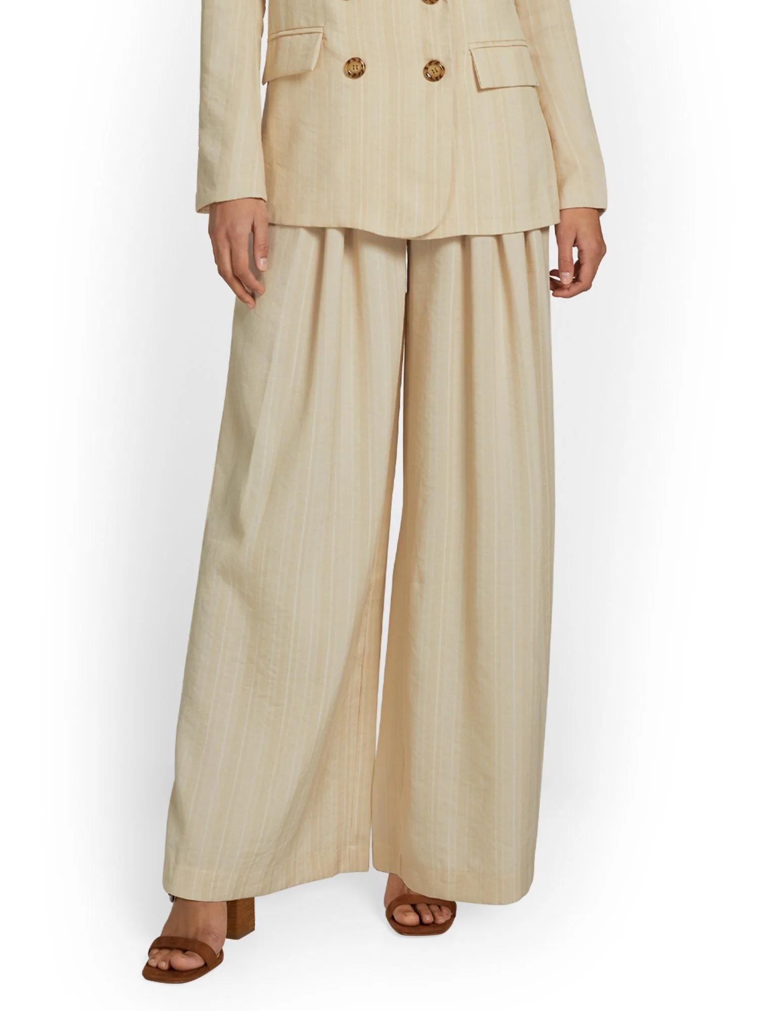 Luxy USA 2-Piece Blazer & Wide-Leg Pant Set - Brands We Love - Image 2