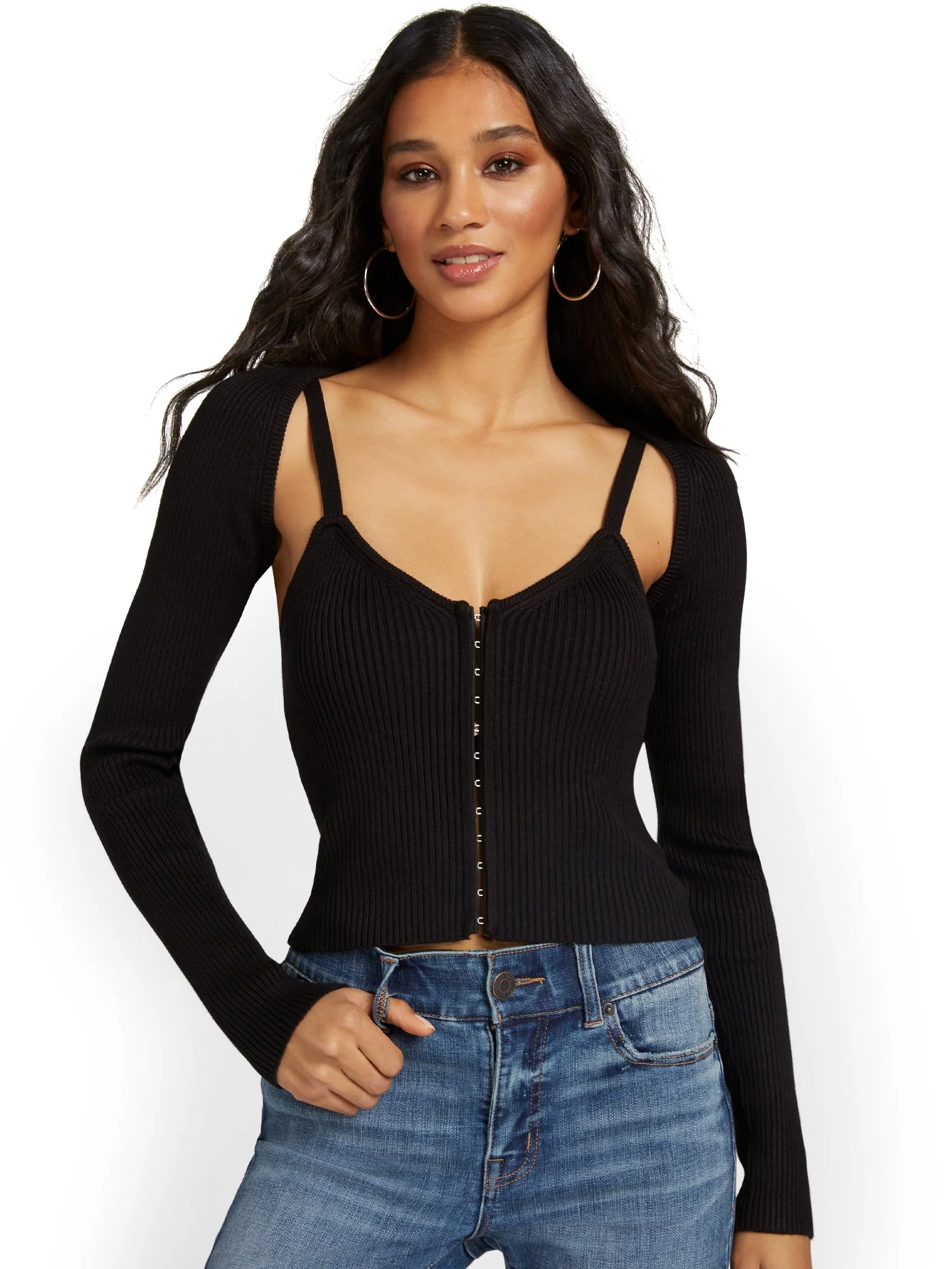 Emory Park 2-Piece Knit Tank & Shrug Set - Brands We Love