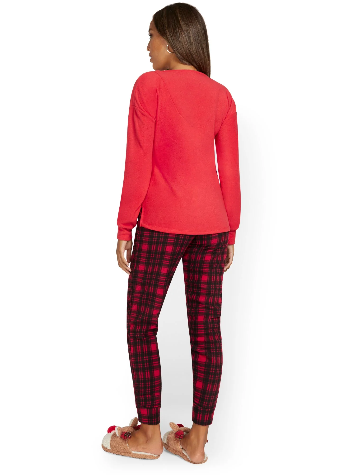 2-Piece Plaid Pajama Set - Image 3