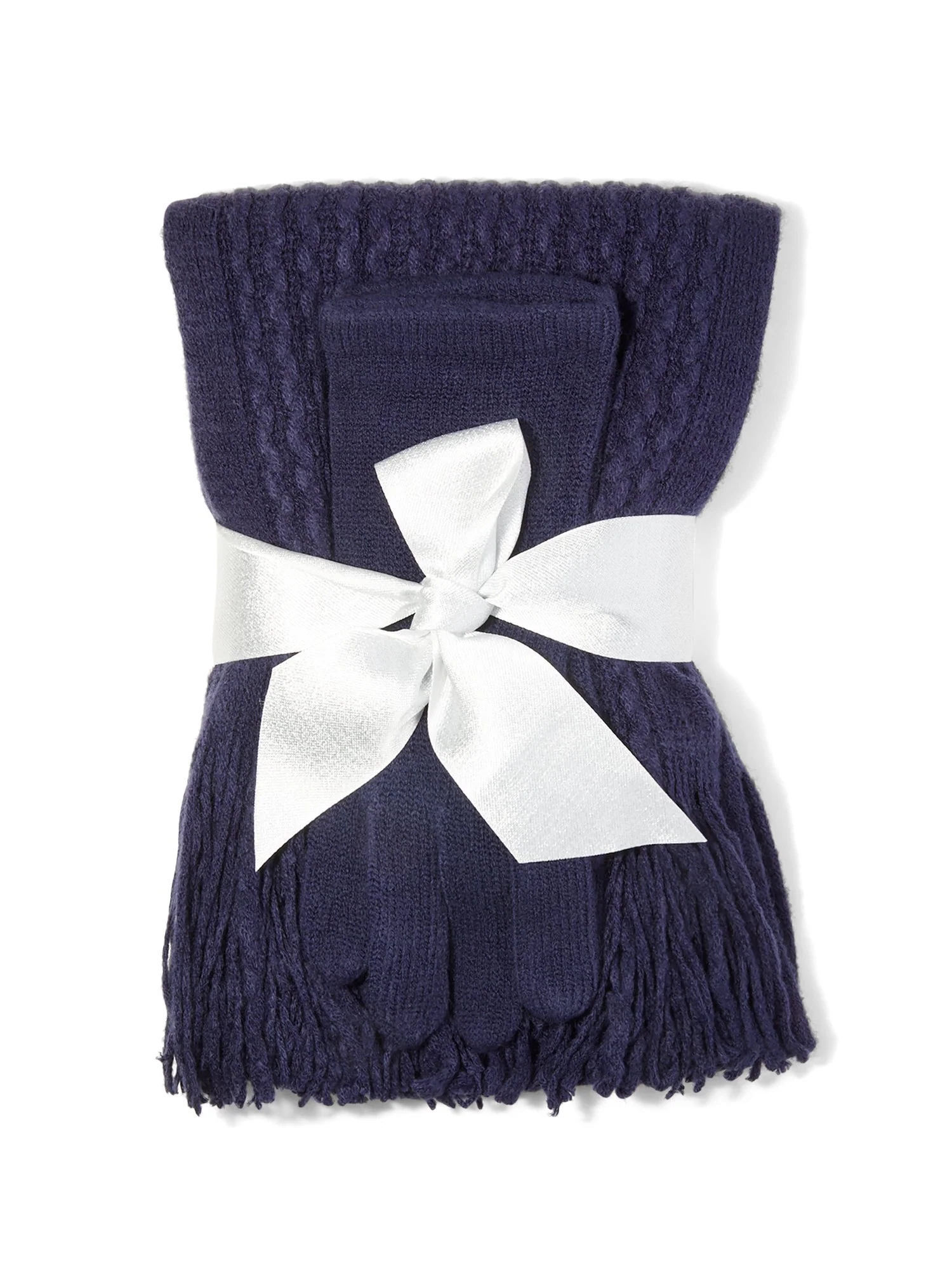 2-Piece Popcorn-Knit Scarf & Gloves Set - Image 7