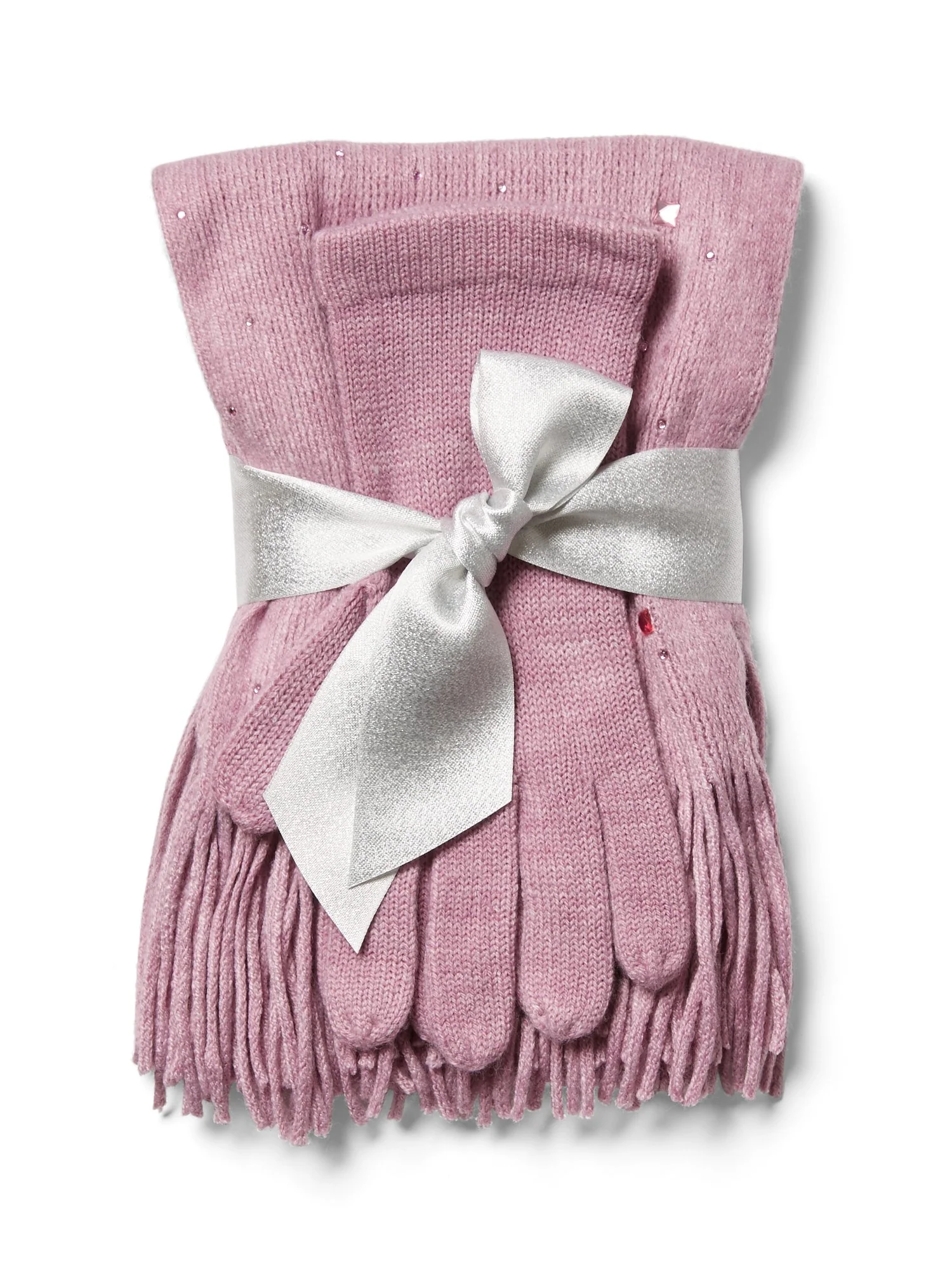 2-Piece Studded Scarf & Glove Set - Image 4