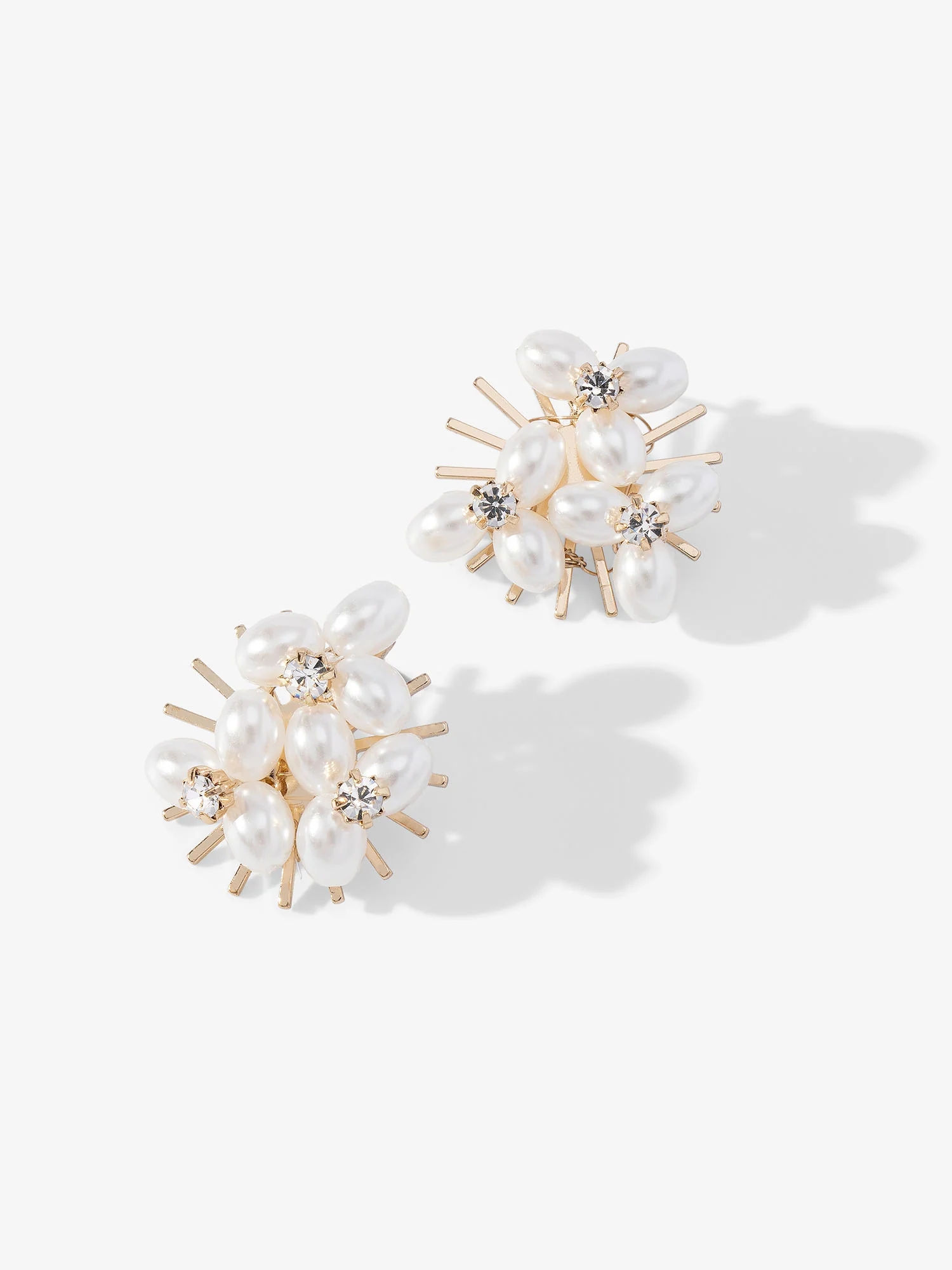 Pearl Cluster Earrings