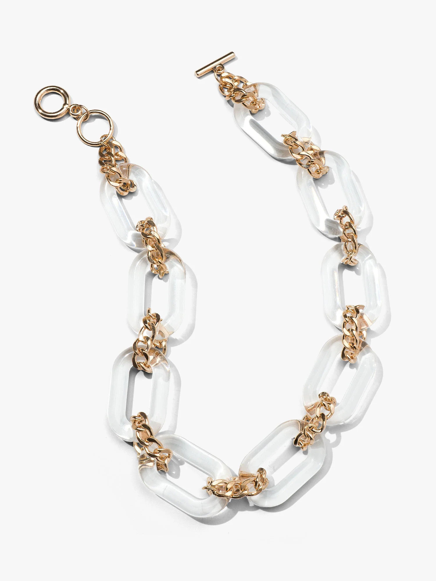 Acrylic Chain Link Necklace - Image 3