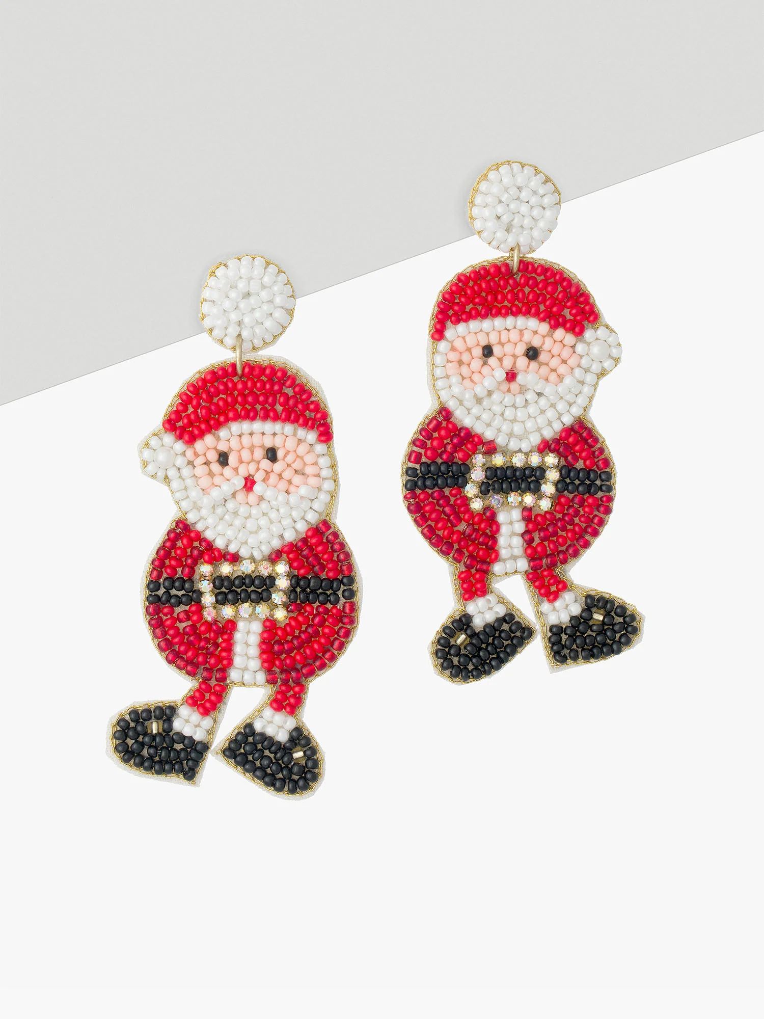 Beaded Santa Earrings - Image 2