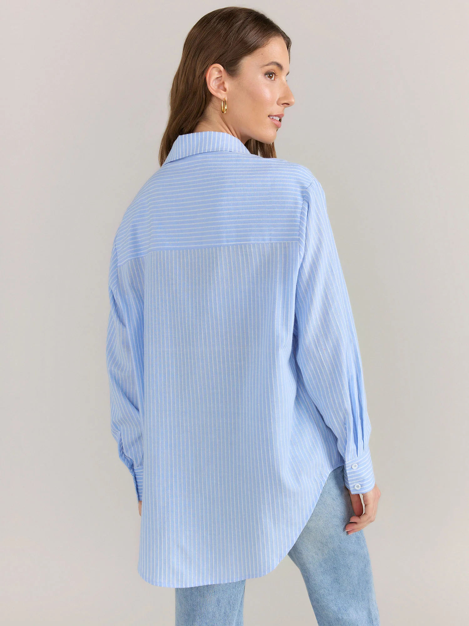 Lena Poplin Bra and Button Down Shirt 2 Piece Set - Brands We Love - Image 8