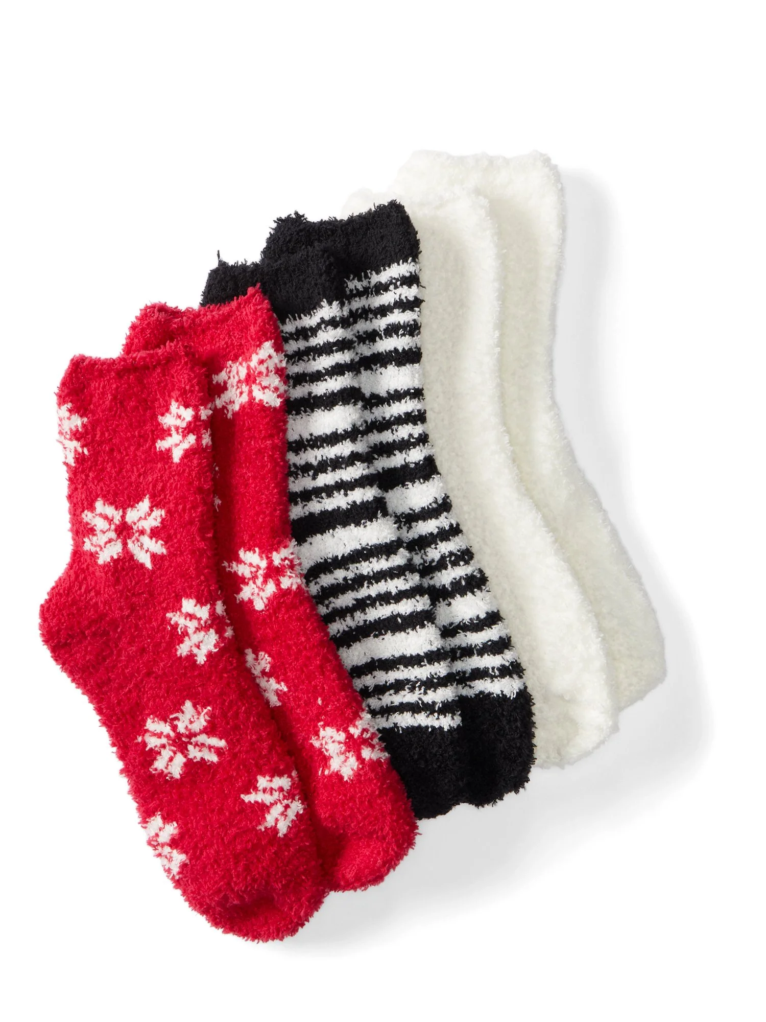 3-Pack Snowflake-Print Cozy Socks - Image 2