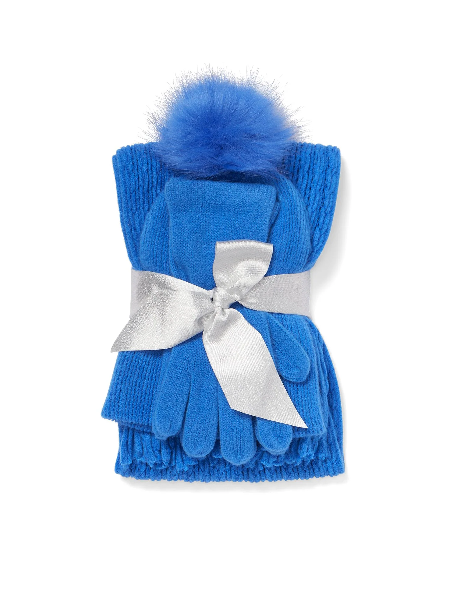 3-Piece Cable-Knit Scarf, Hat & Gloves Set - Image 23