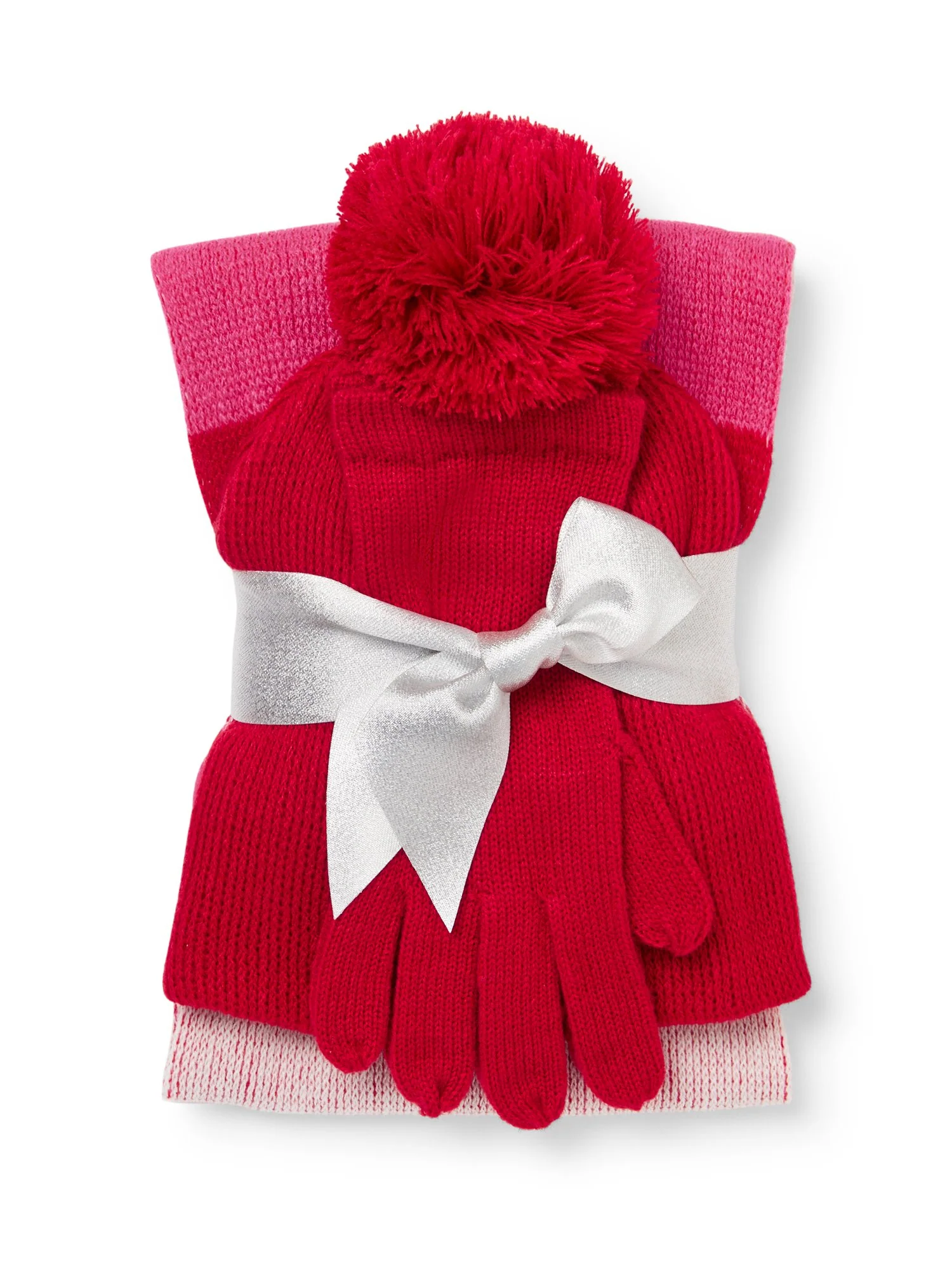 3-Piece Colorblock Scarf, Hat & Gloves Set - Image 7