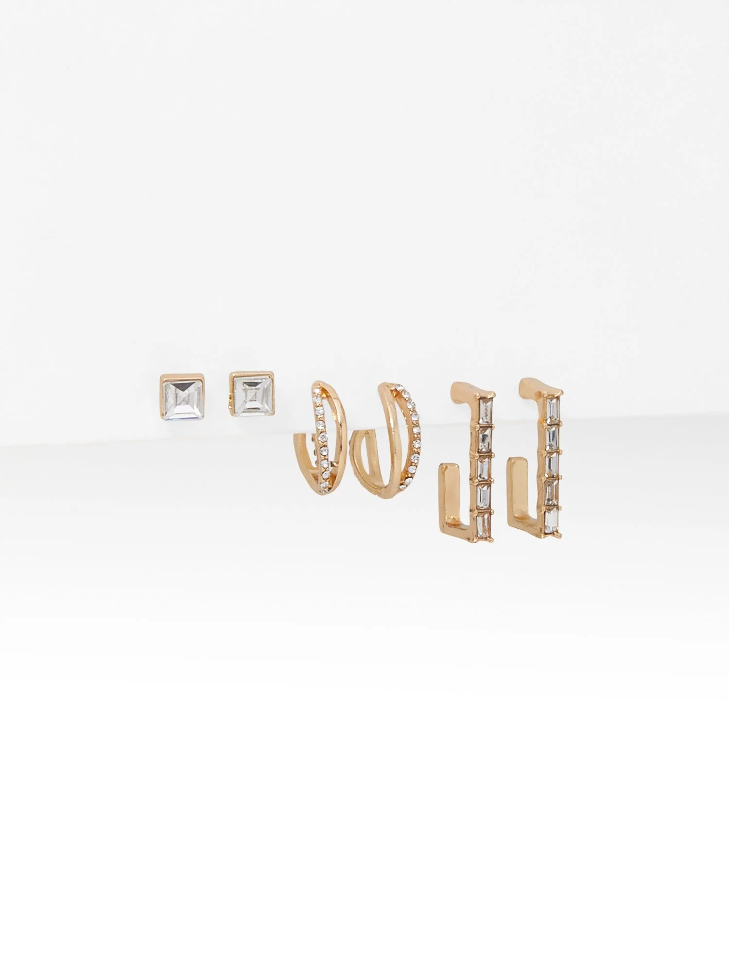 3-Piece Gemstone Earrings Set