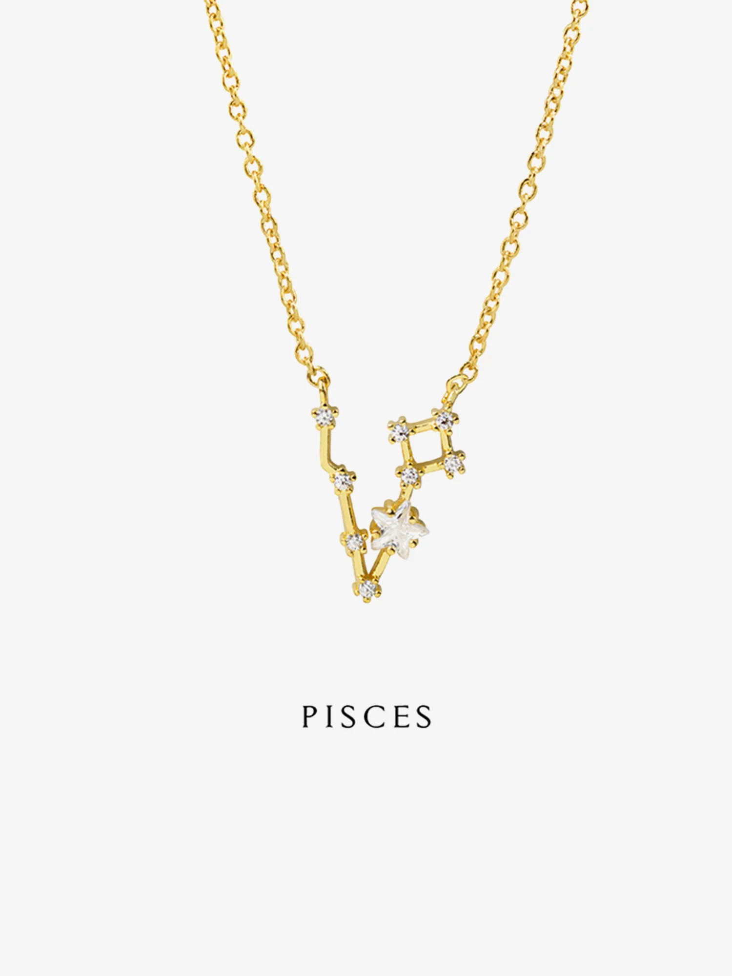 Secret Box 14K Gold Pisces Pendant Necklace - Brands We Love