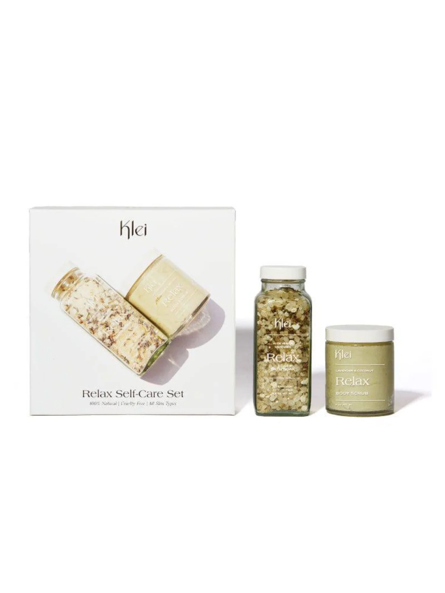 Klei Beauty Relax Soak & Scrub Selfcare Set - Brands We Love