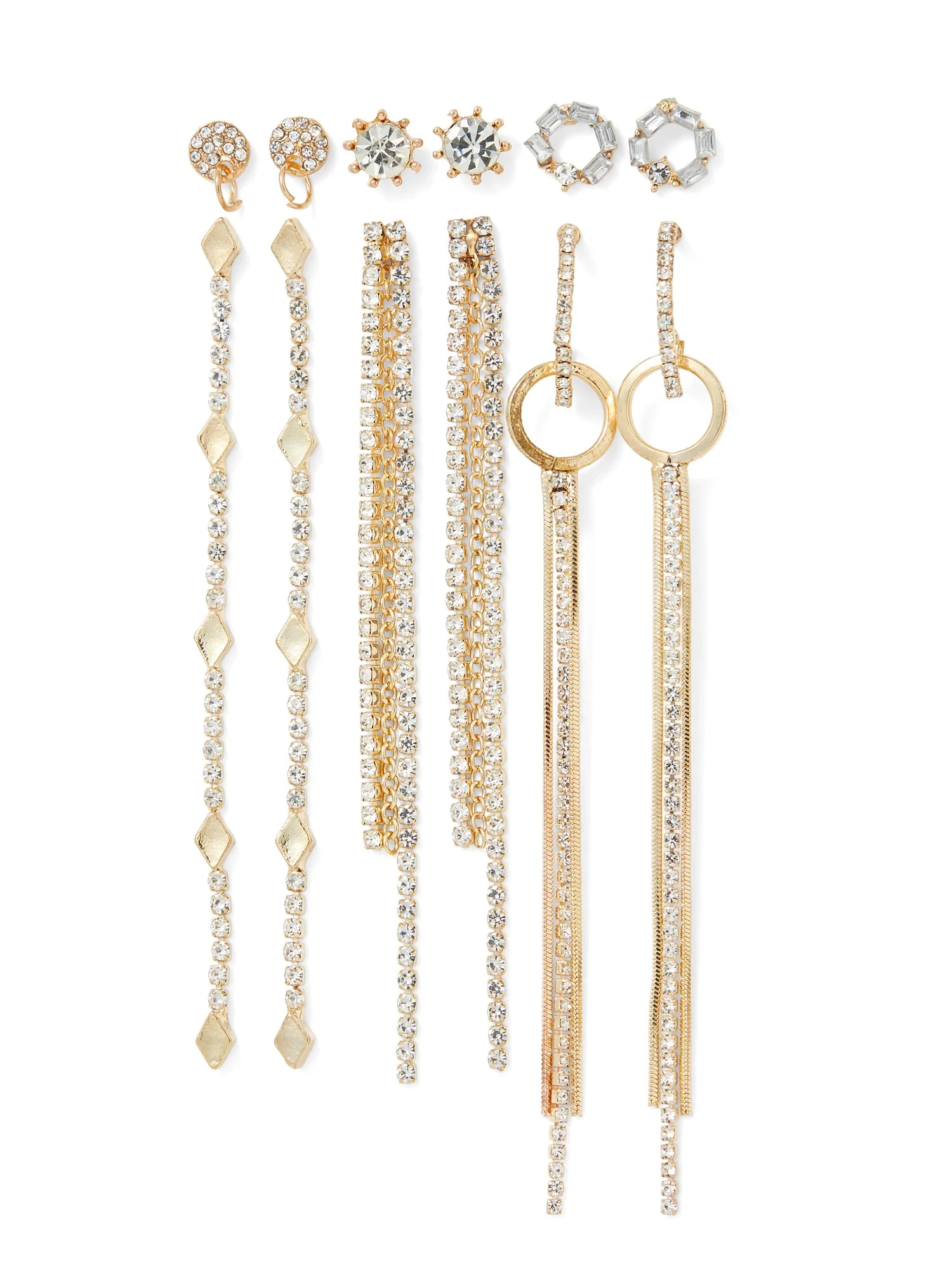 6-Piece Goldtone Earring Set