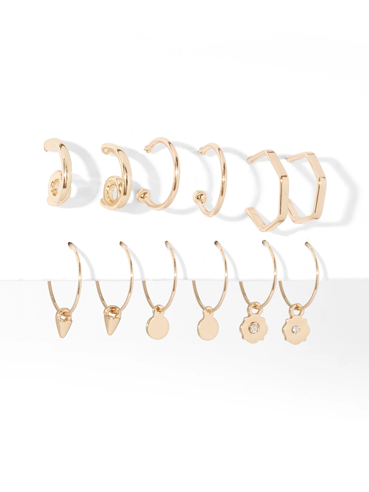 6-Piece Hoop Earring Set