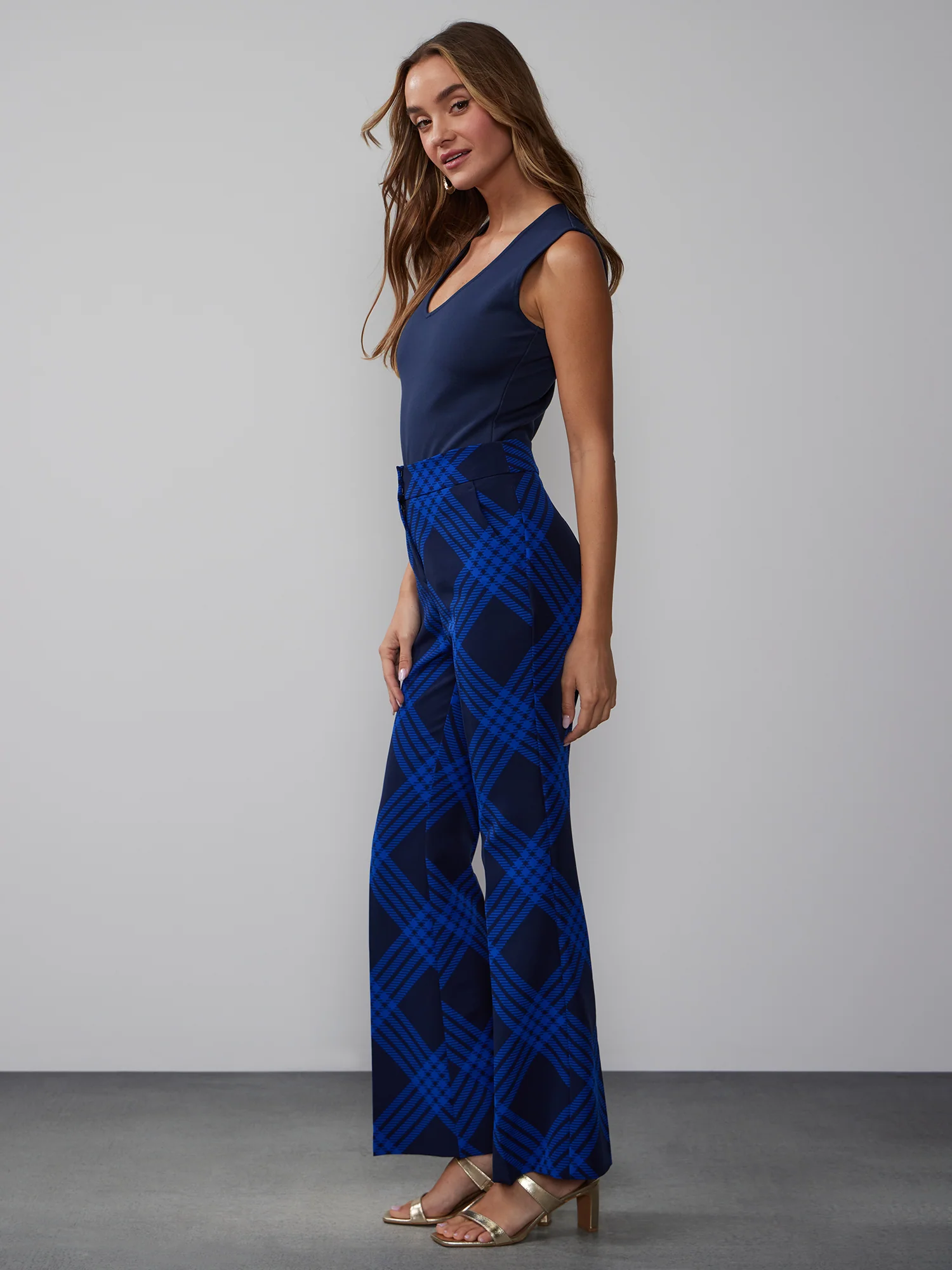 Plaid Twill Suit Pant - Image 3