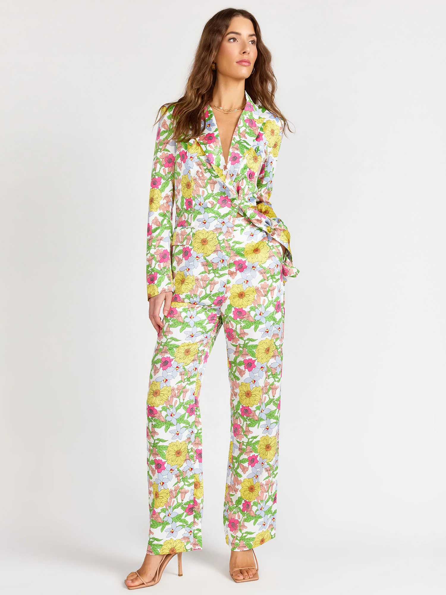 Luxy USA Straight Leg Floral Print Pant - Brands We Love - Image 3