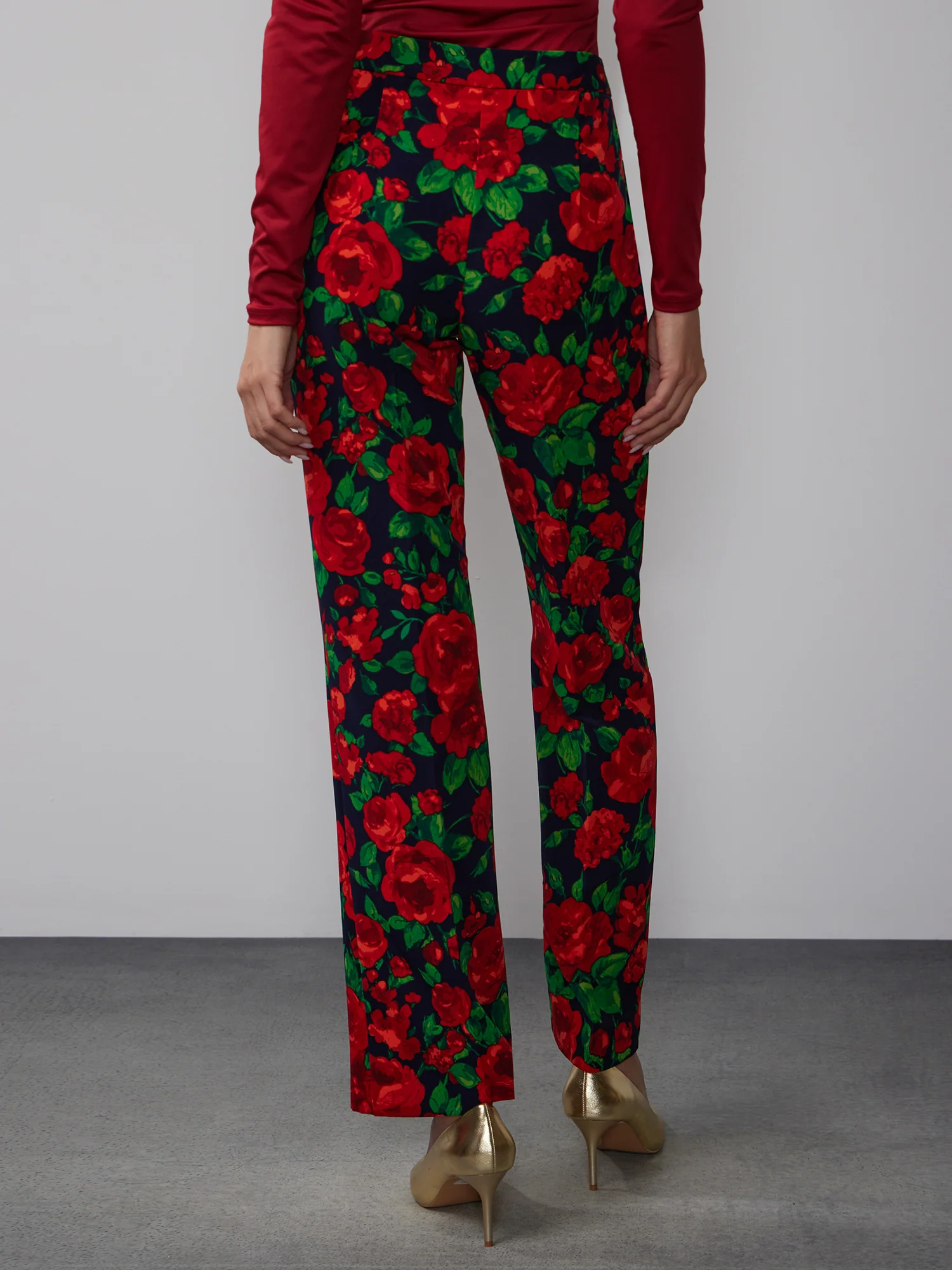 Crepe Rose Suit Pant - Image 3
