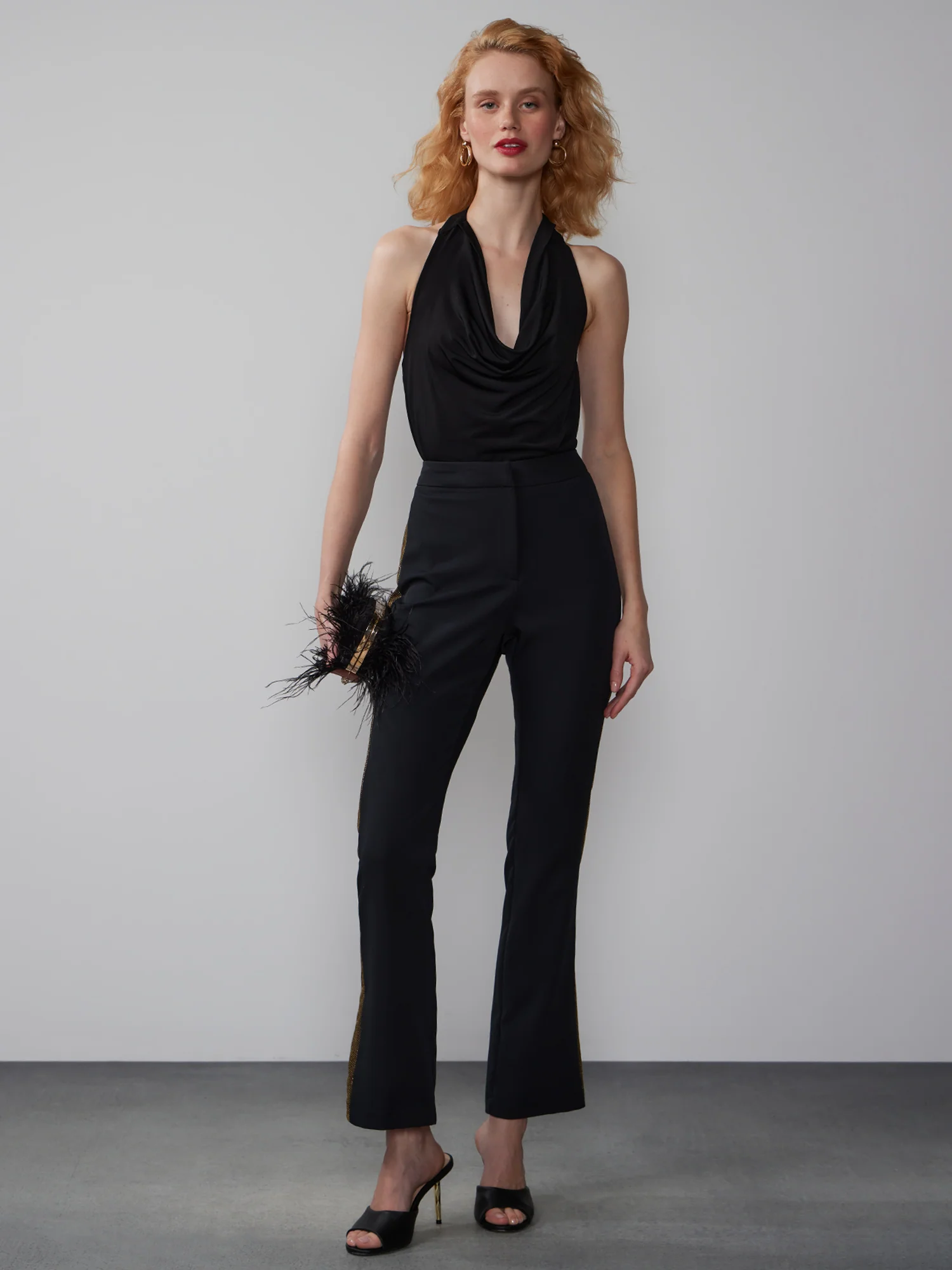 Twill Slim Side Stripe Pants - Image 2