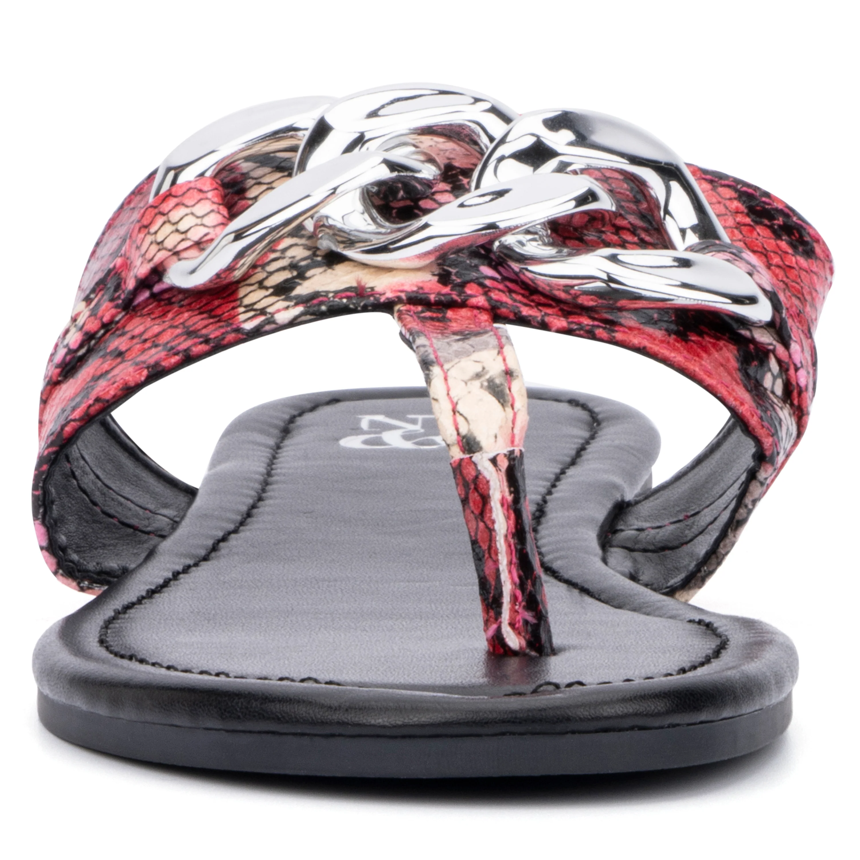 Cassandra Snake Print Sandals - Image 4