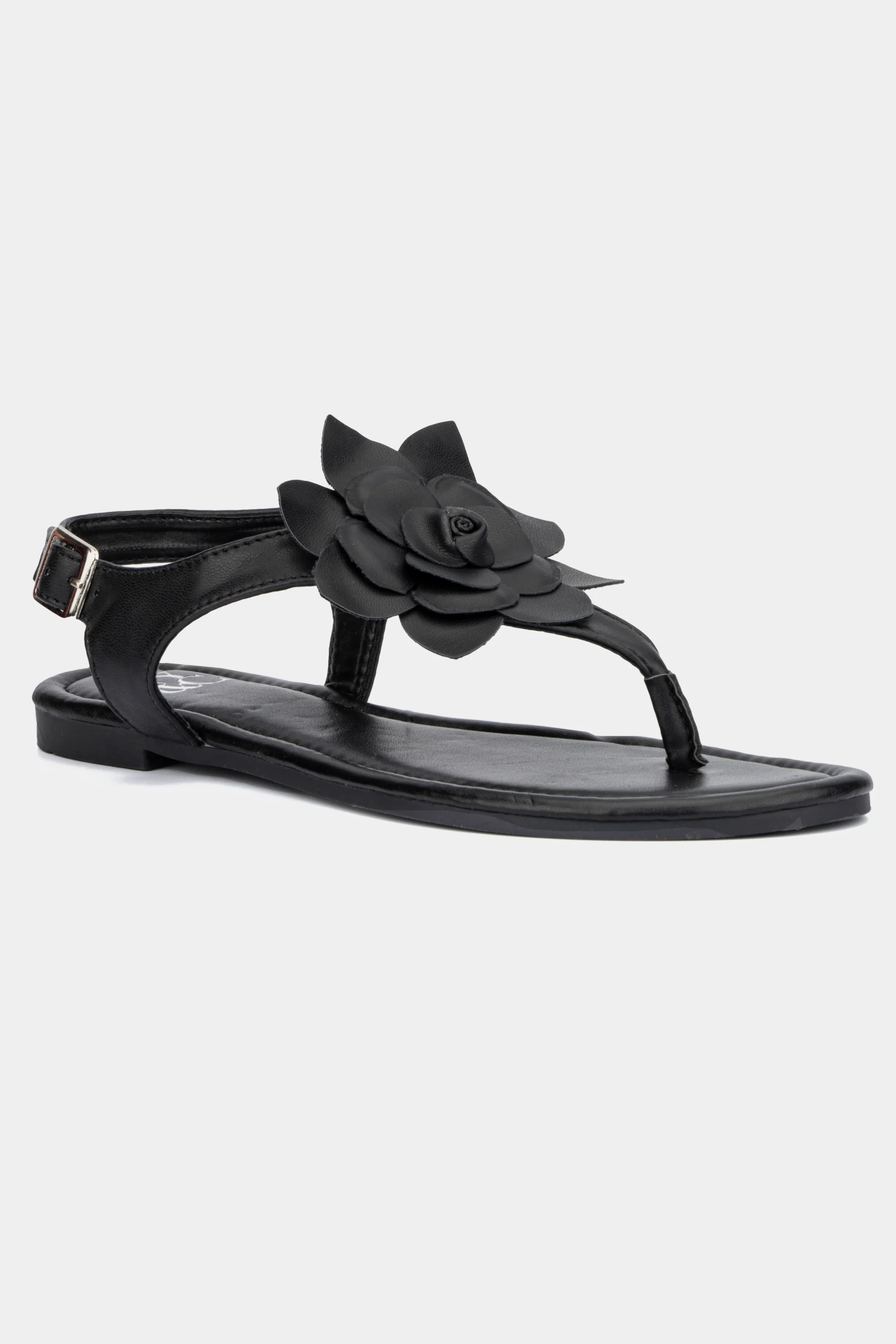 Aurelia Floral T-Strap Slides