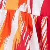 Abstract Halter Tie-Front Dress - Image 5