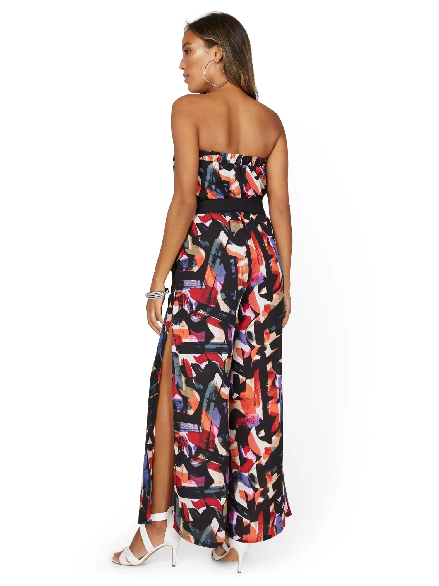 Abstract-Print Jumpsuit - Image 3
