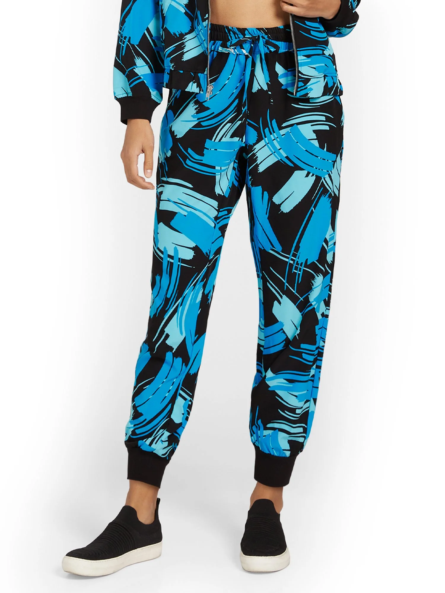 Abstract-Print Woven Jogger Pant - Image 2