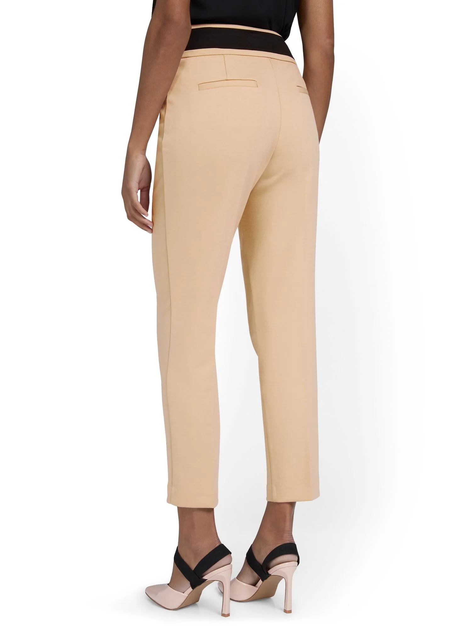 Accent-Waist Slim-Leg Pant - Image 3