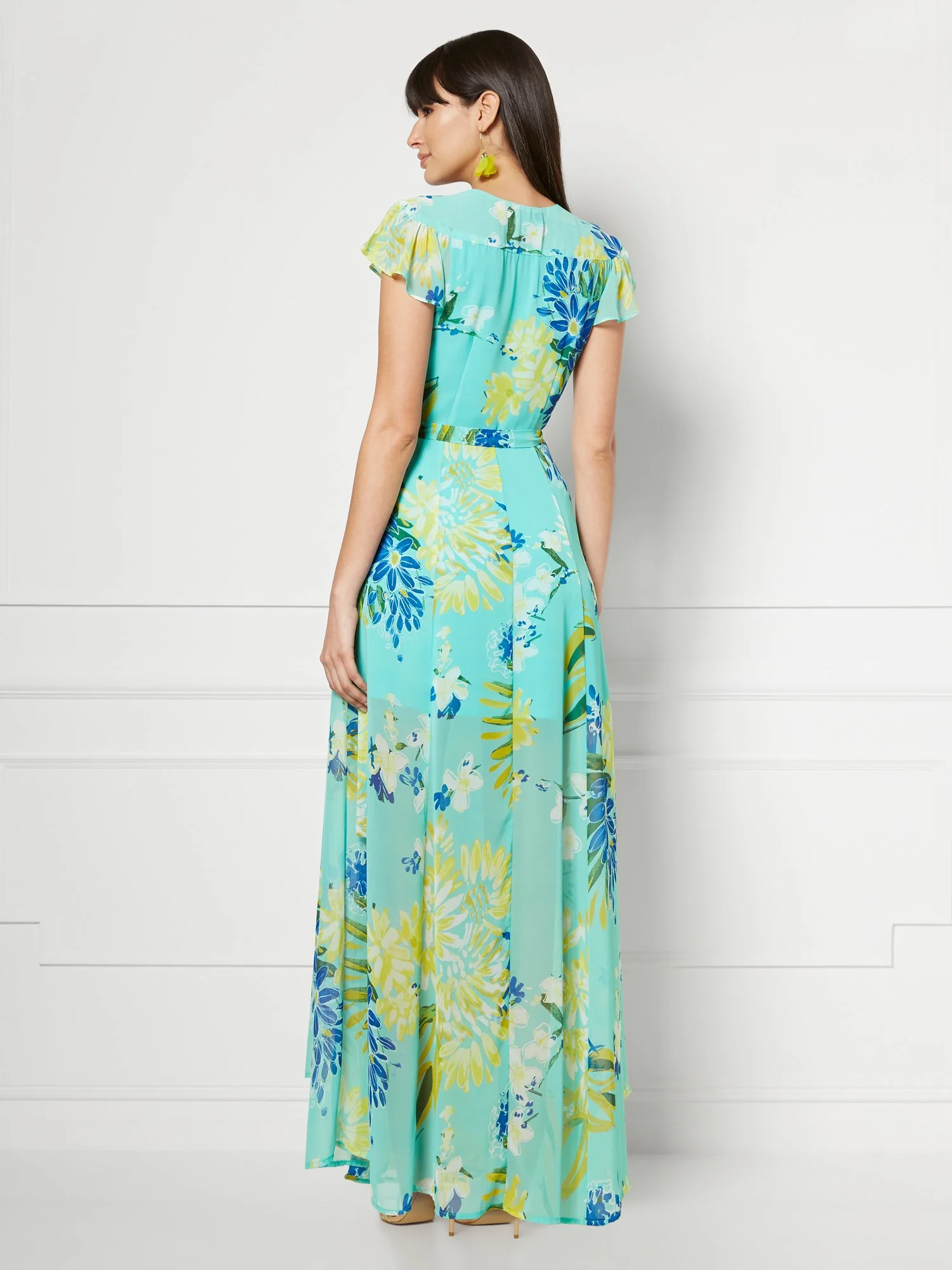 Allison Wrap Maxi Dress - Eva Mendes Collection - Image 3
