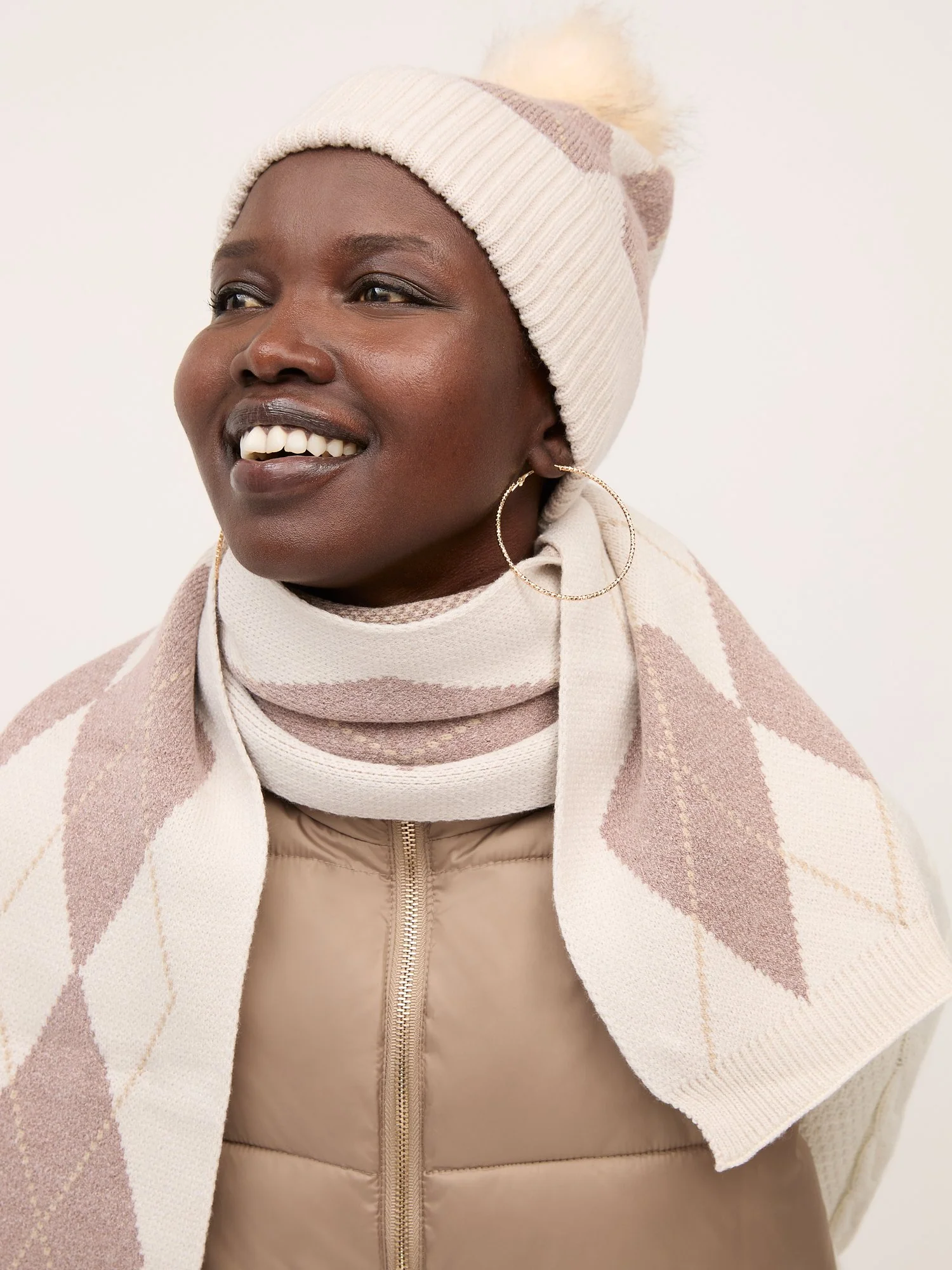 Argyle Knit Scarf - Image 12