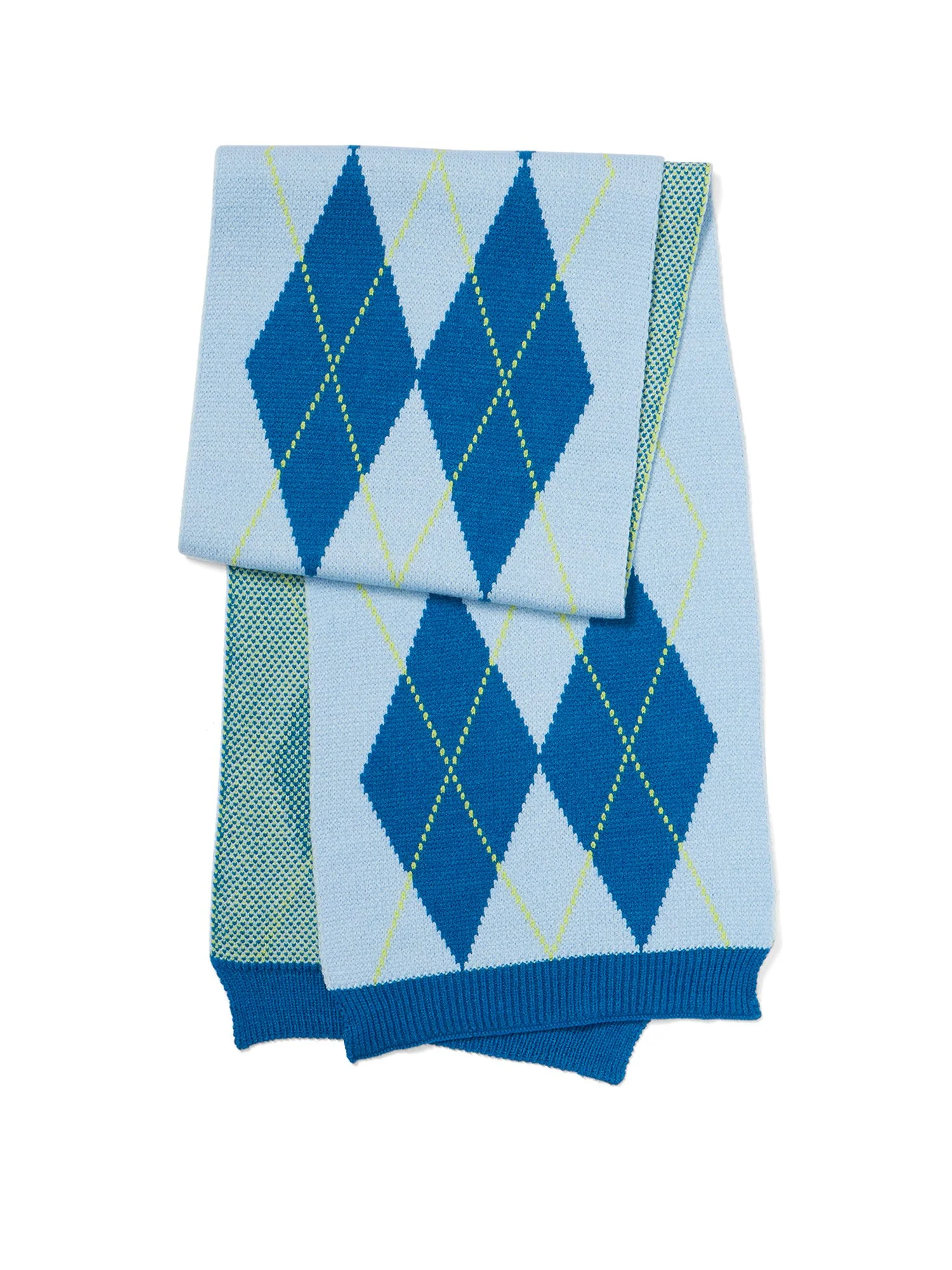 Argyle Knit Scarf - Image 8