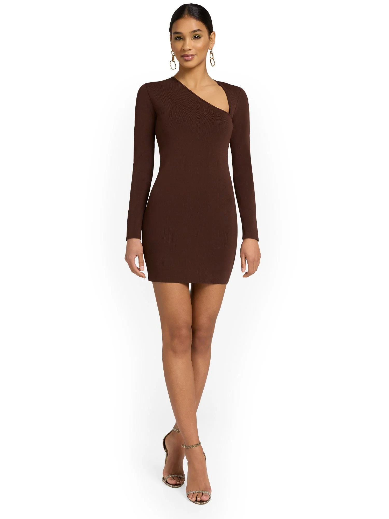 Endless Rose Asymmetric Long-Sleeve Mini Dress - Brands We Love - Image 8