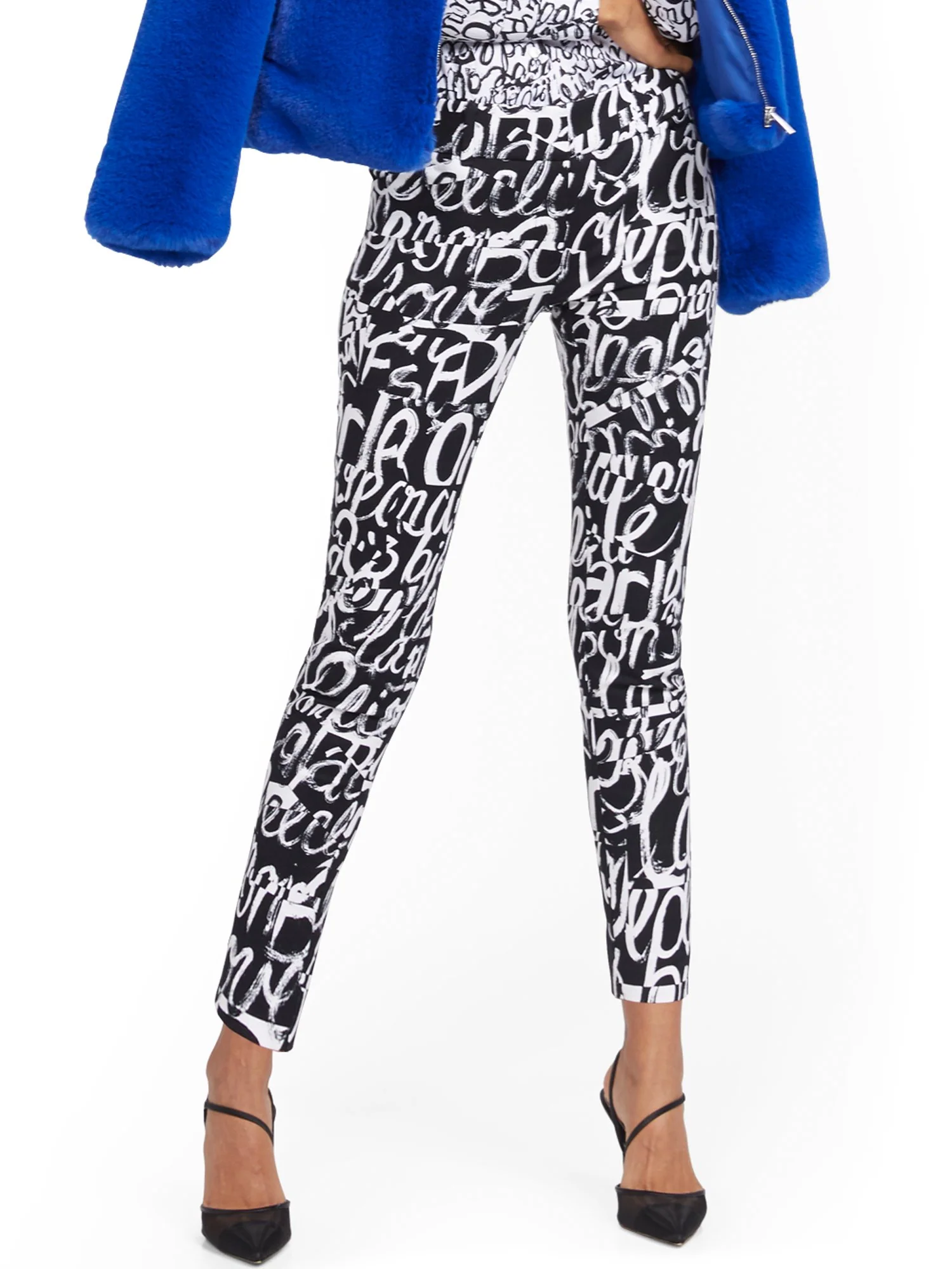 Audrey Ankle Pant - Graffiti Print - Image 2