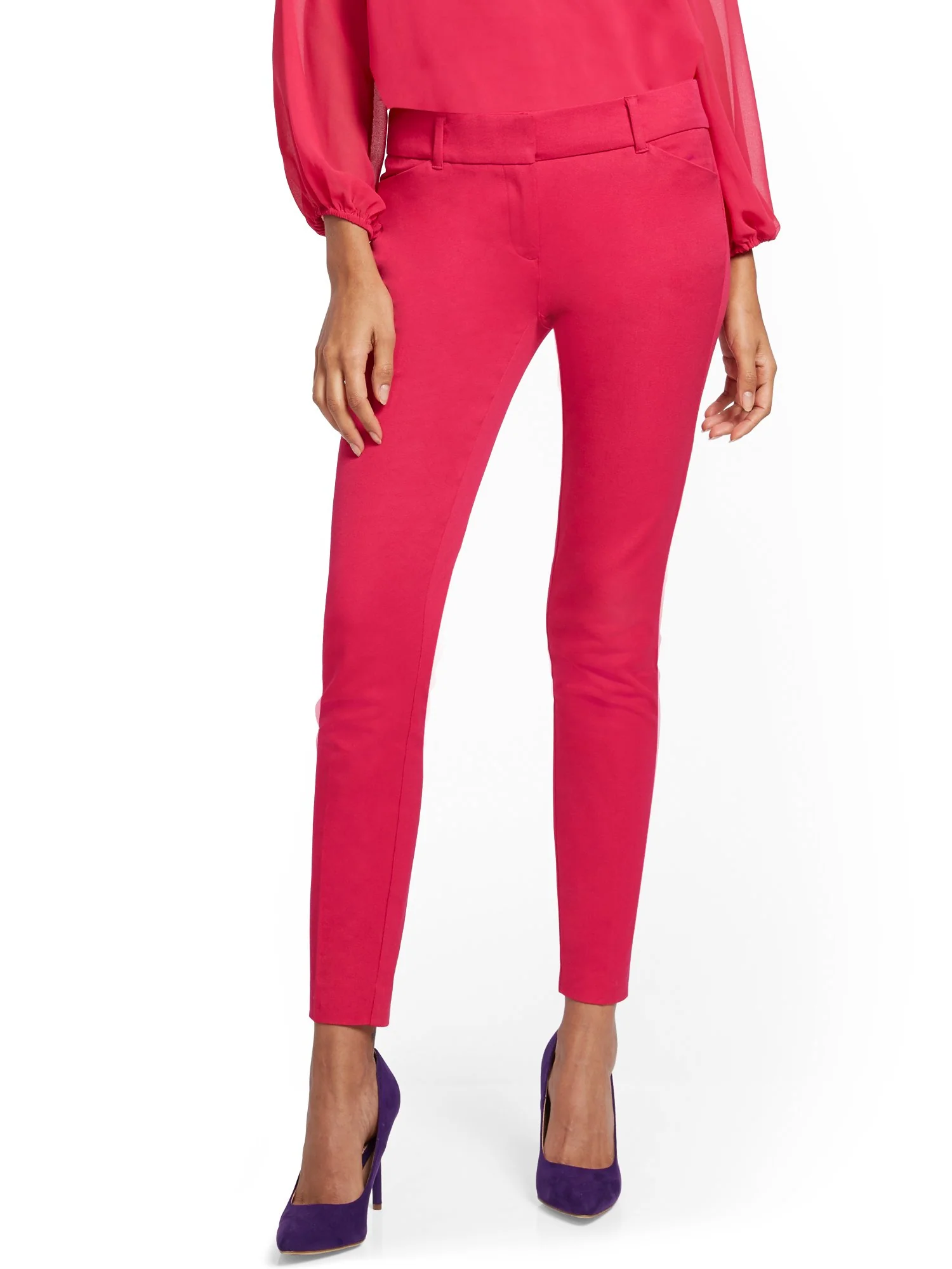 Audrey Slim-Leg Pant - Solid - Image 5