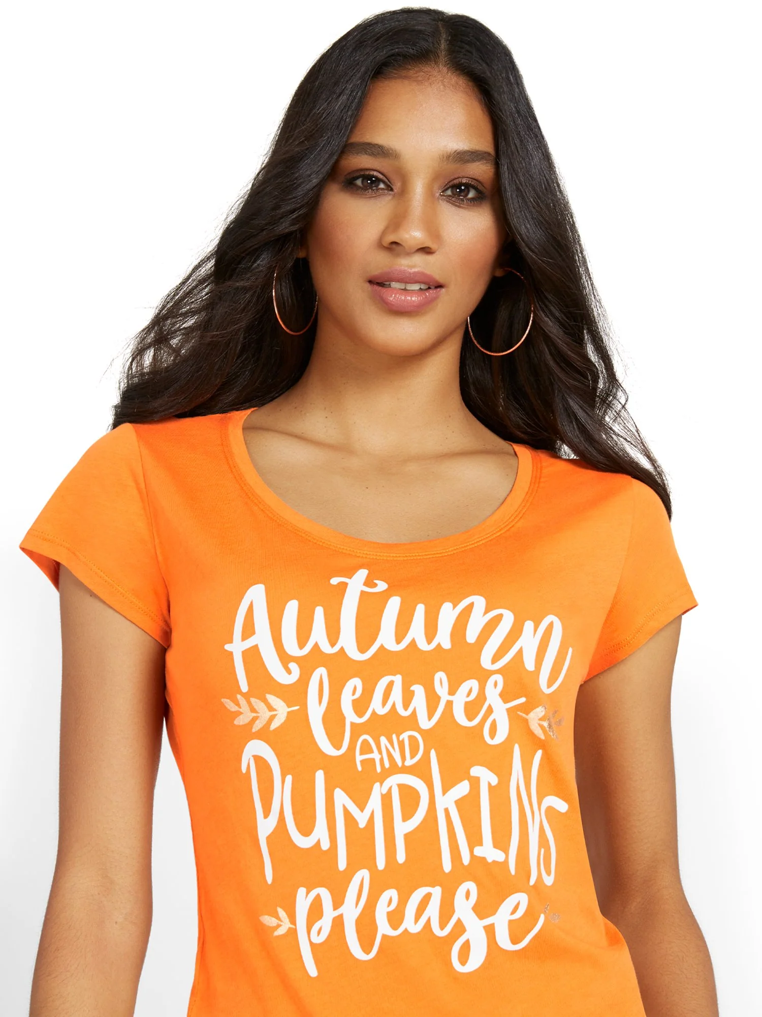 Autumn Leaves Graphic Tee - Image 2