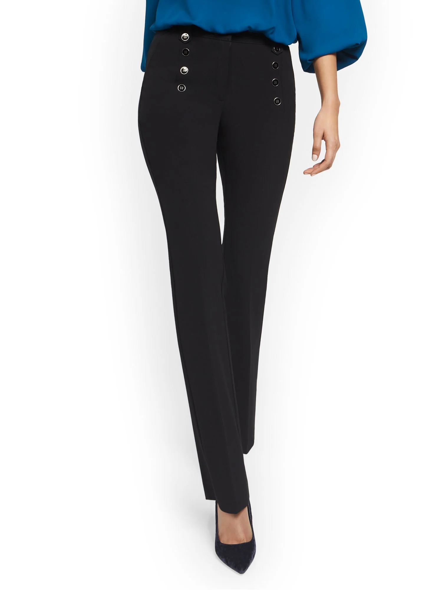 Barely Bootcut Pant - High Waisted - Essential Stretch - 7th Avenue