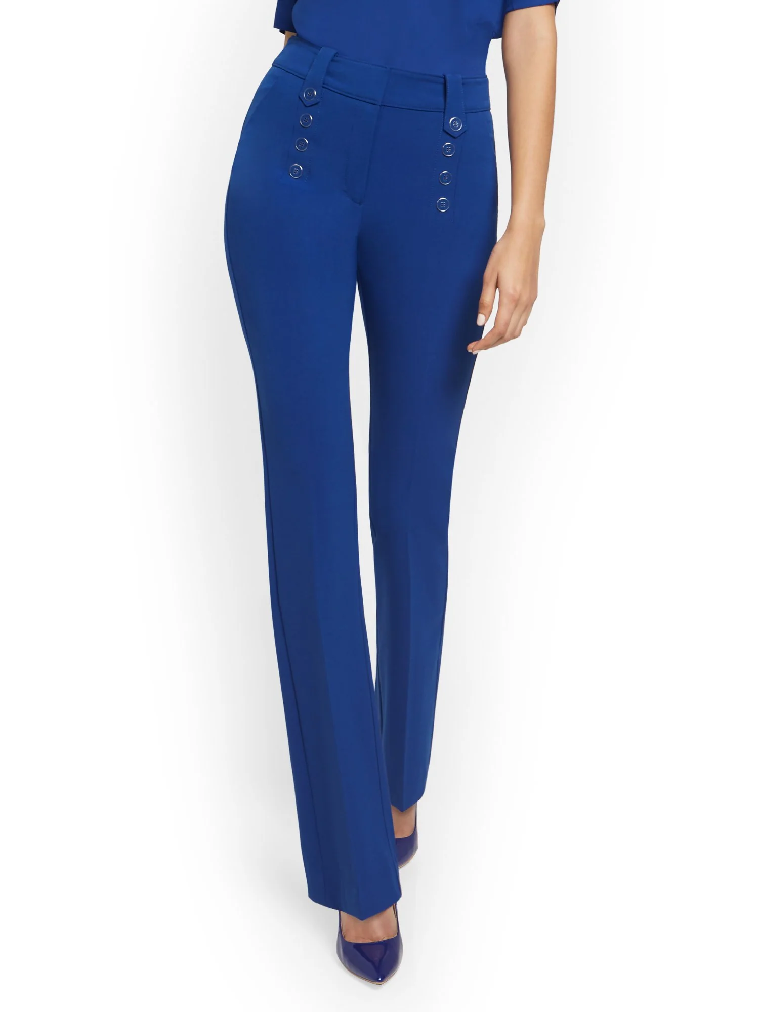 Barely Bootcut Pant - High Waisted - Essential Stretch - 7th Avenue - Image 11