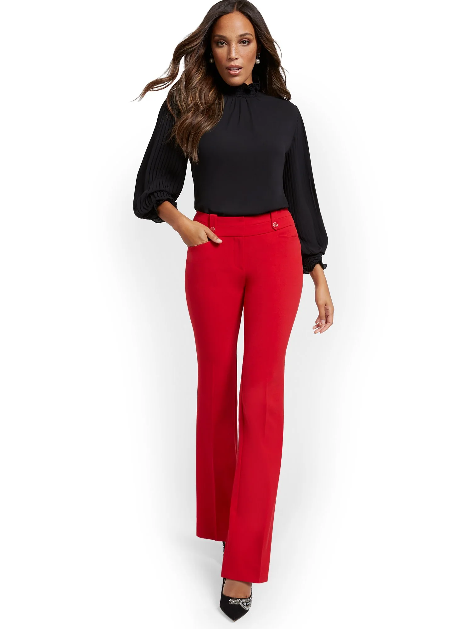 Barely Bootcut Pant - Mid-Rise - Essential Stretch - 7th Avenue - Image 12