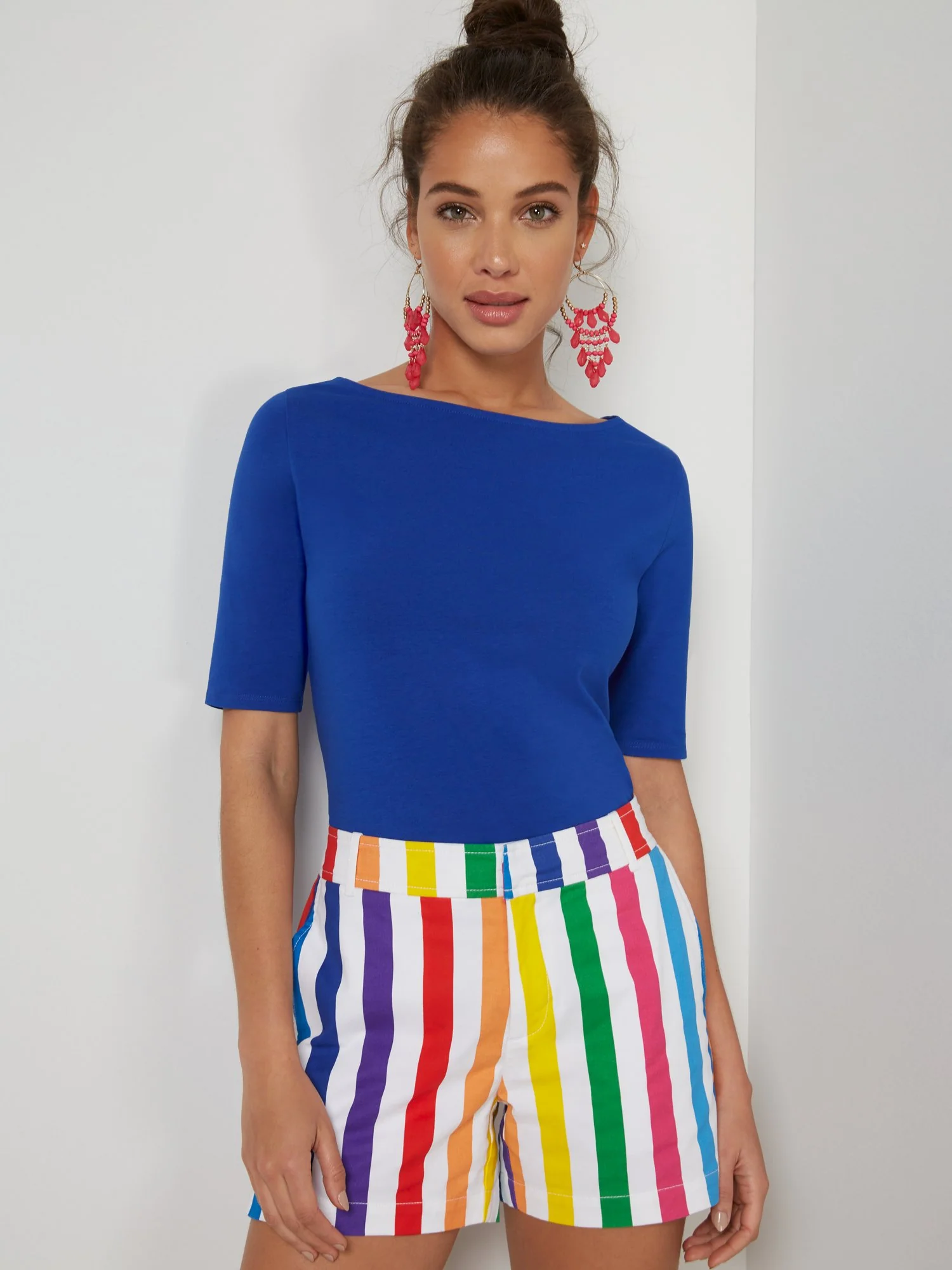 Bateau Neck City Tee - Image 33