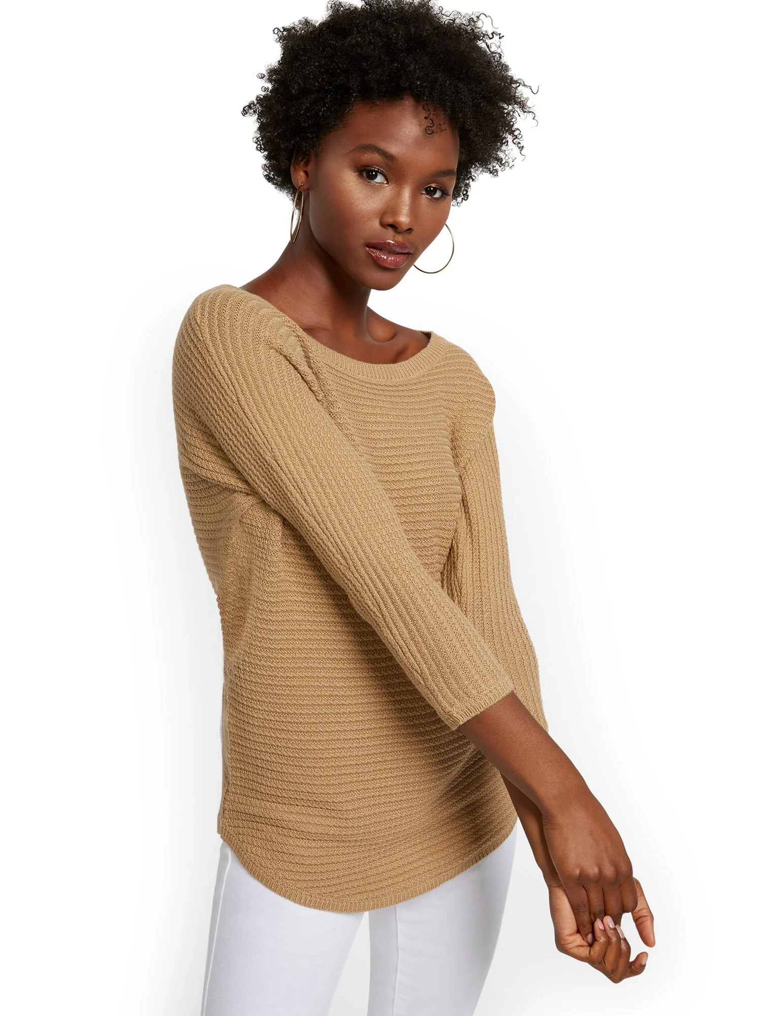 Bateau-Neck Dolman Sweater - Image 11