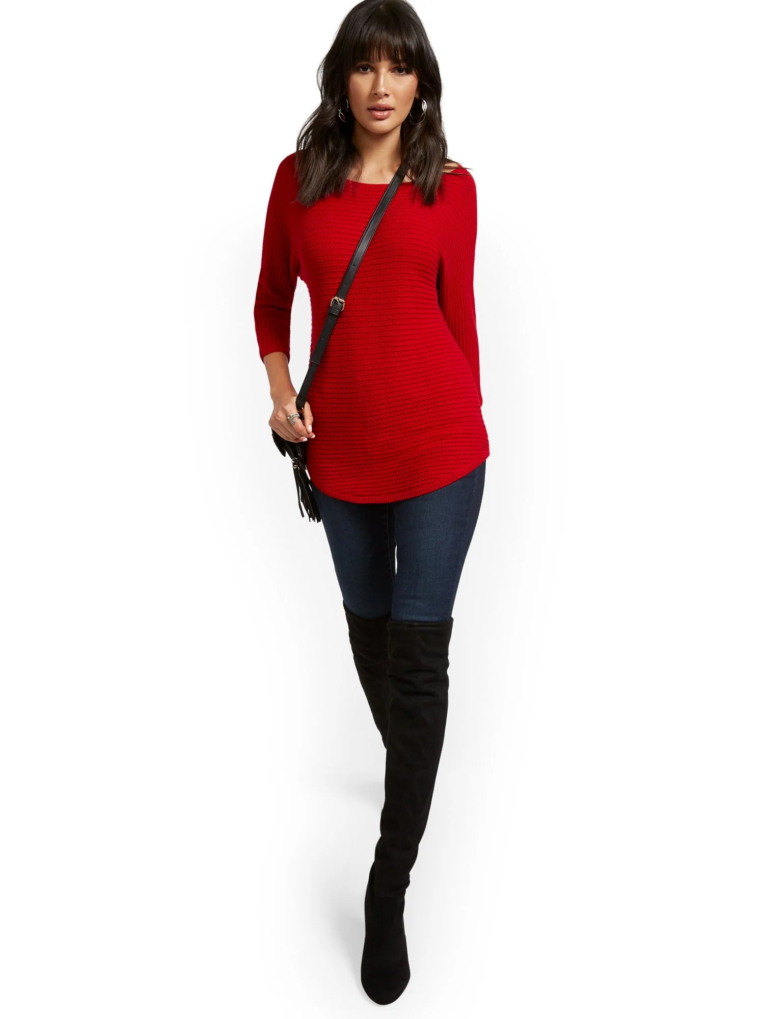 Bateau-Neck Dolman Sweater - Image 9